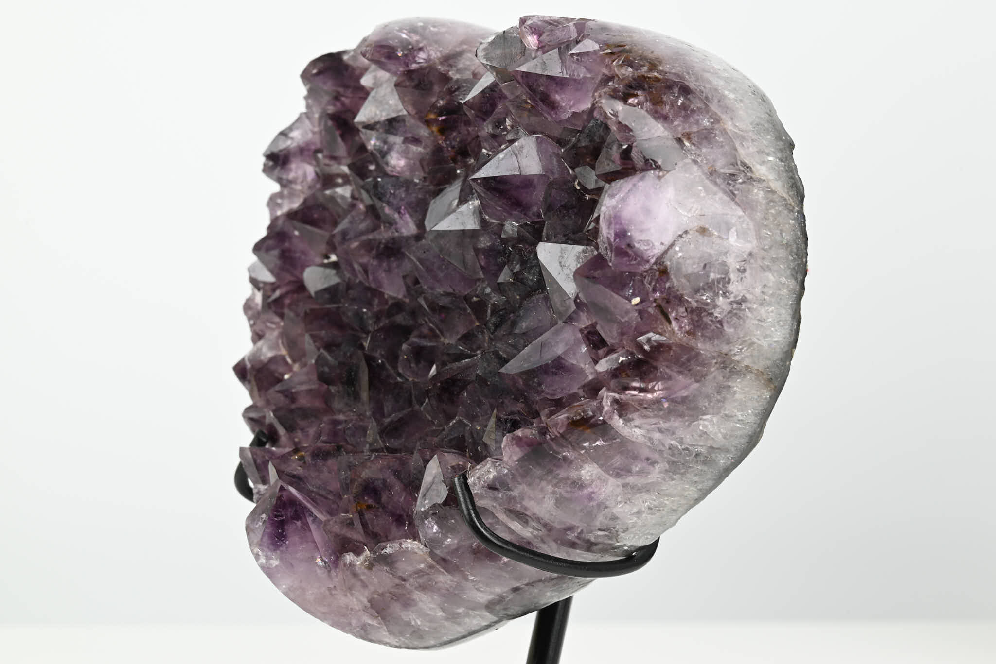 Extra Quality Amethyst Geode Heart - 1.17kg, 15cm high - #HTAMET-34004