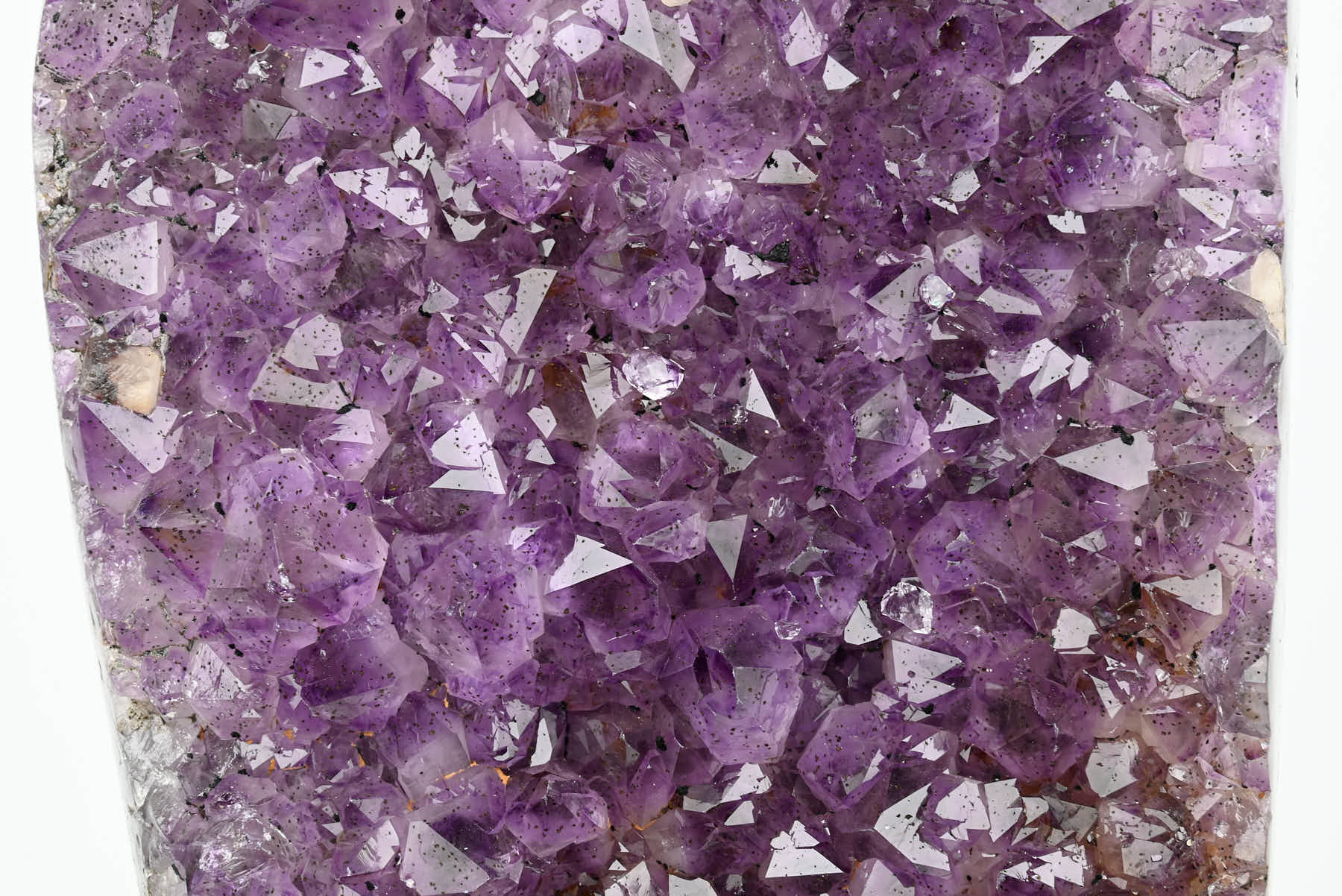 Extra Quality Amethyst Geode on Cement Base - 21.03kg, 42cm - #GEAMET-47006