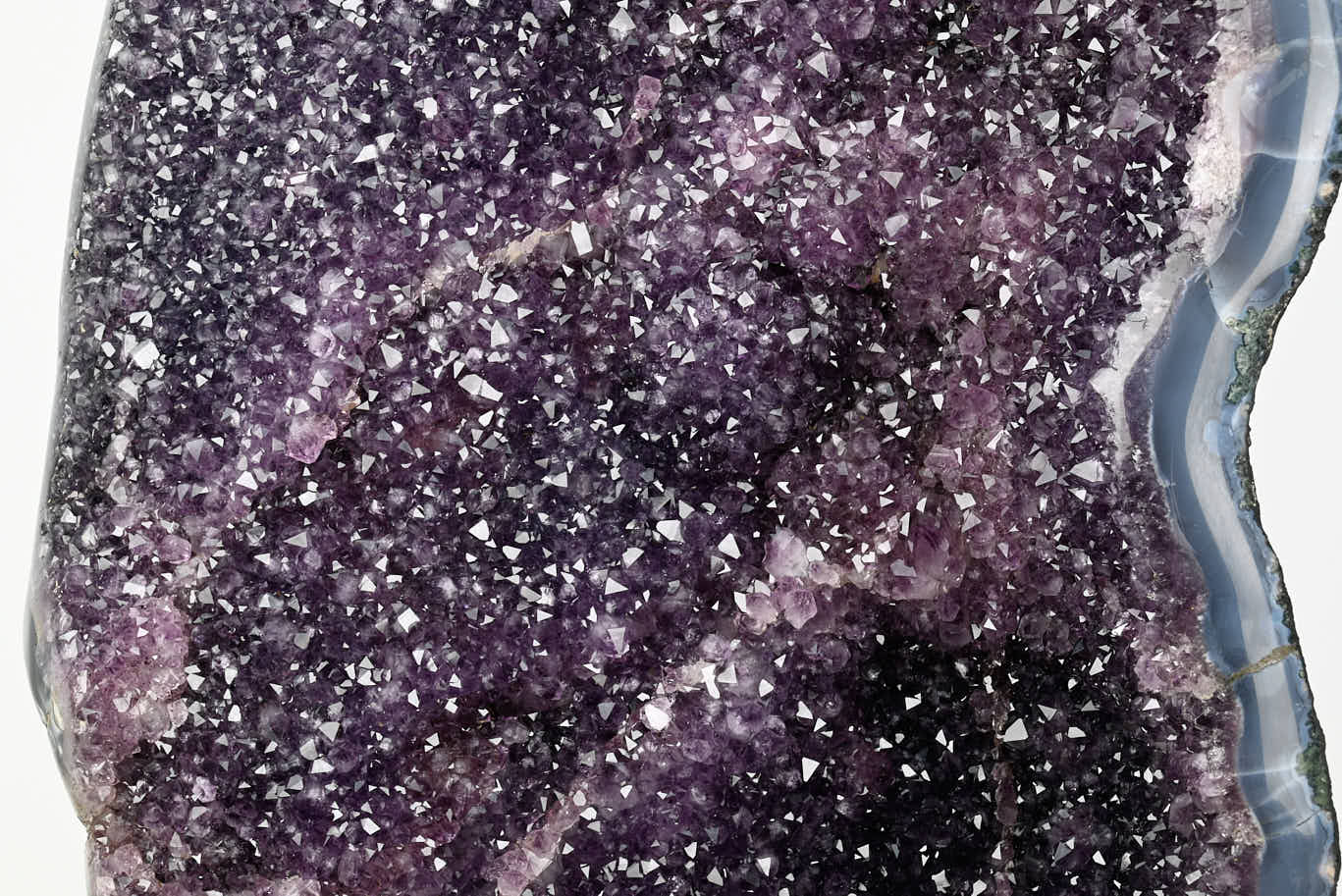 Extra Quality Amethyst Geode on Cement Base - 55kg, 79cm - #GEAMET-47014