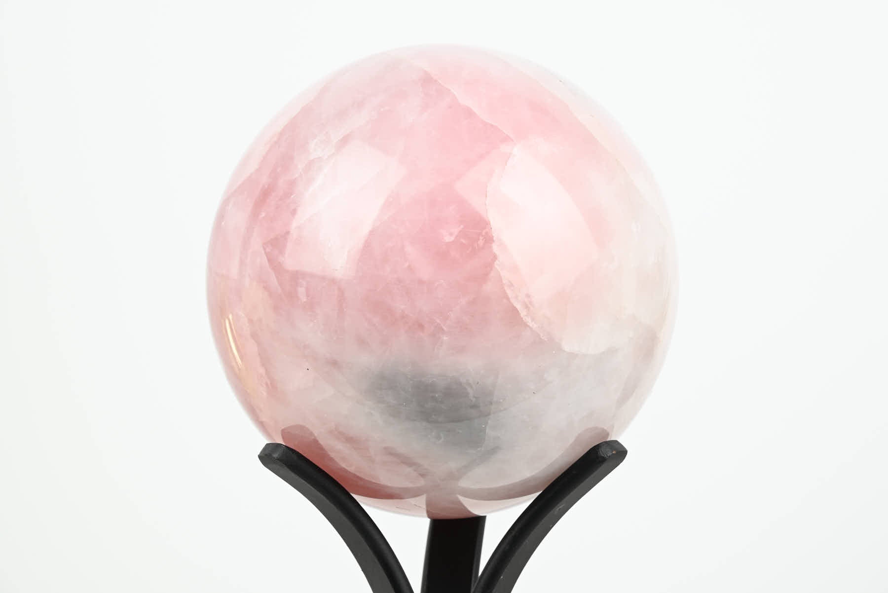 Rose Crystal Sphere - 1.89kg and 23cm tall - SPROSE-30004