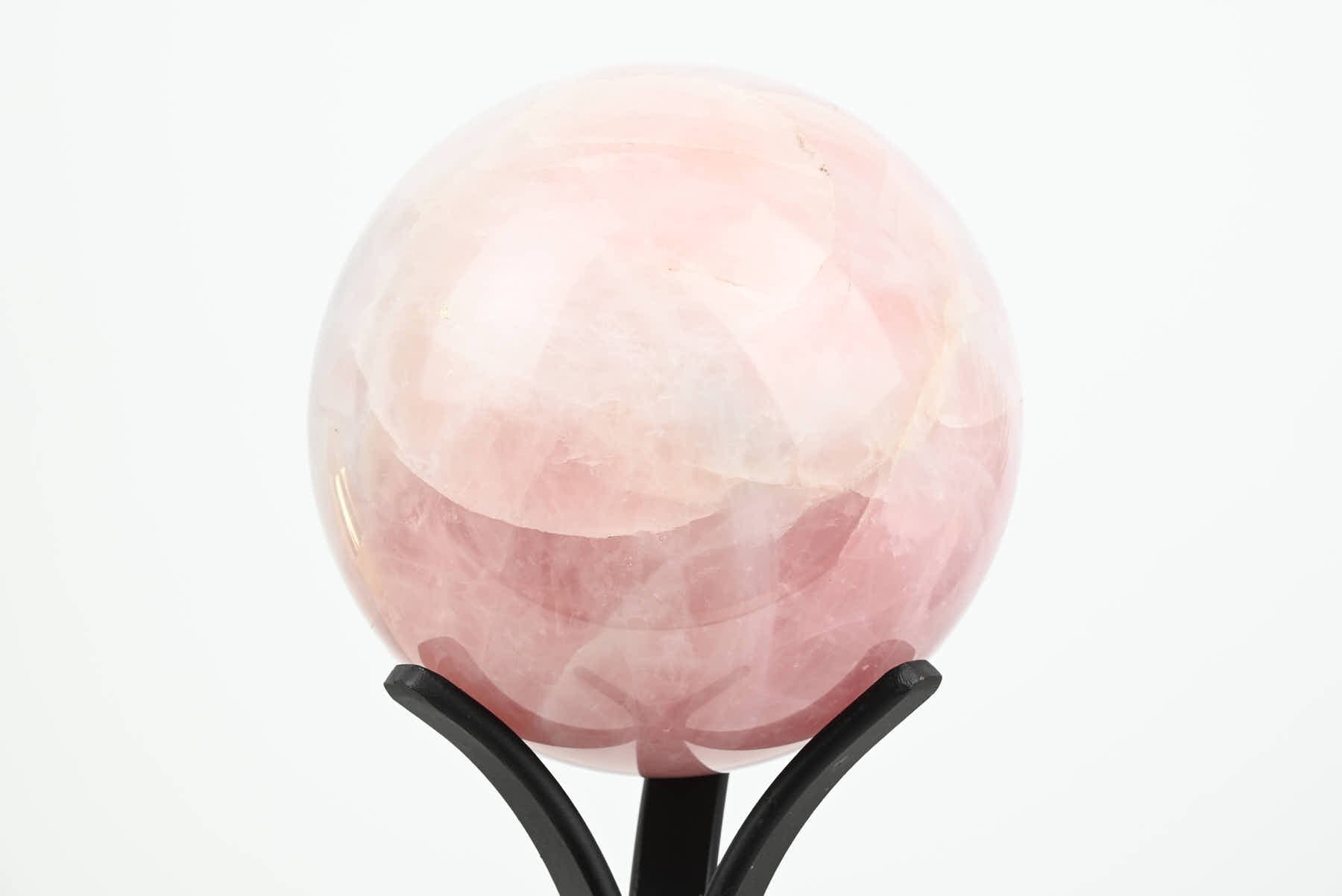 Rose Crystal Sphere - 1.89kg and 23cm tall - SPROSE-30004
