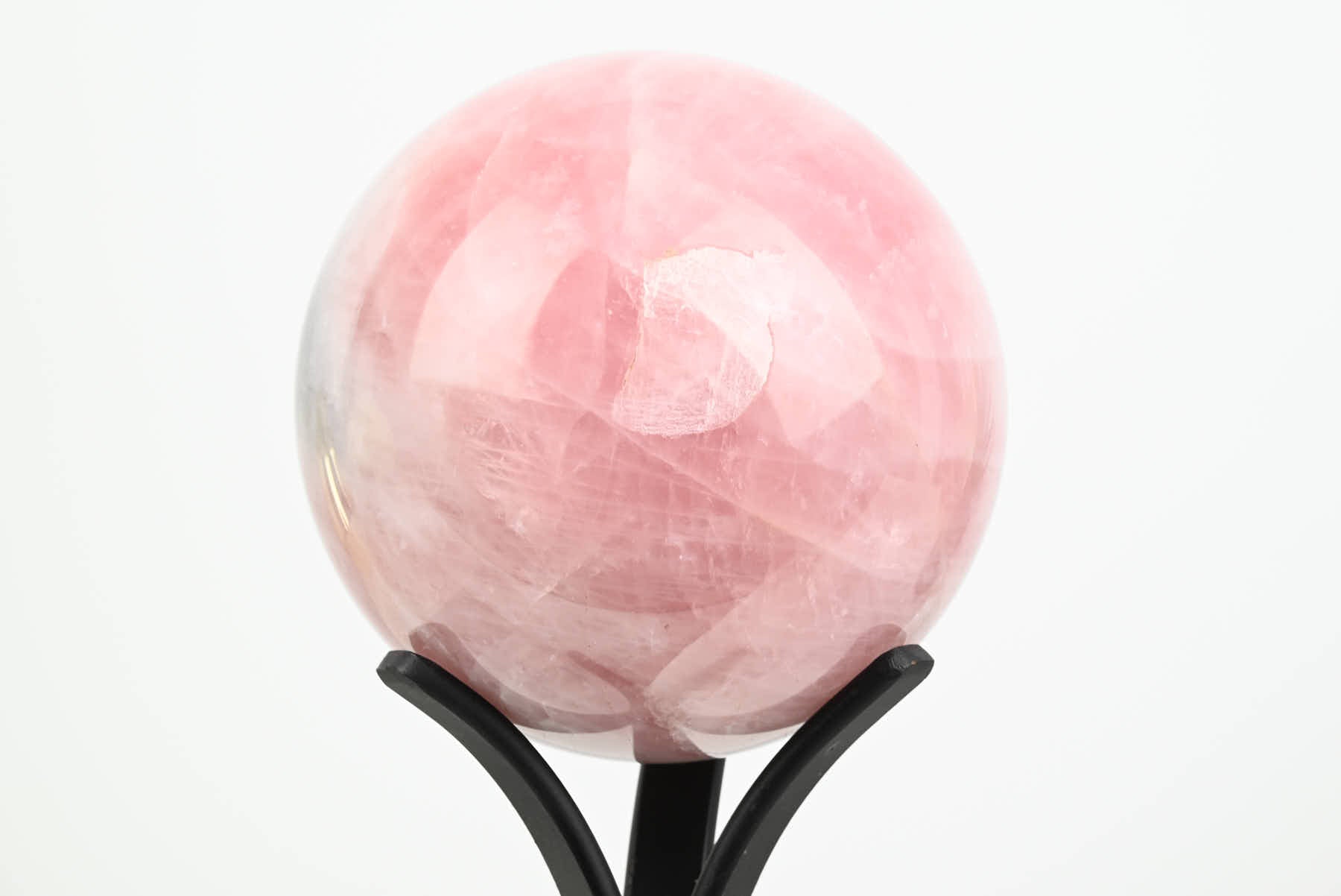 Rose Crystal Sphere - 1.89kg and 23cm tall - SPROSE-30004