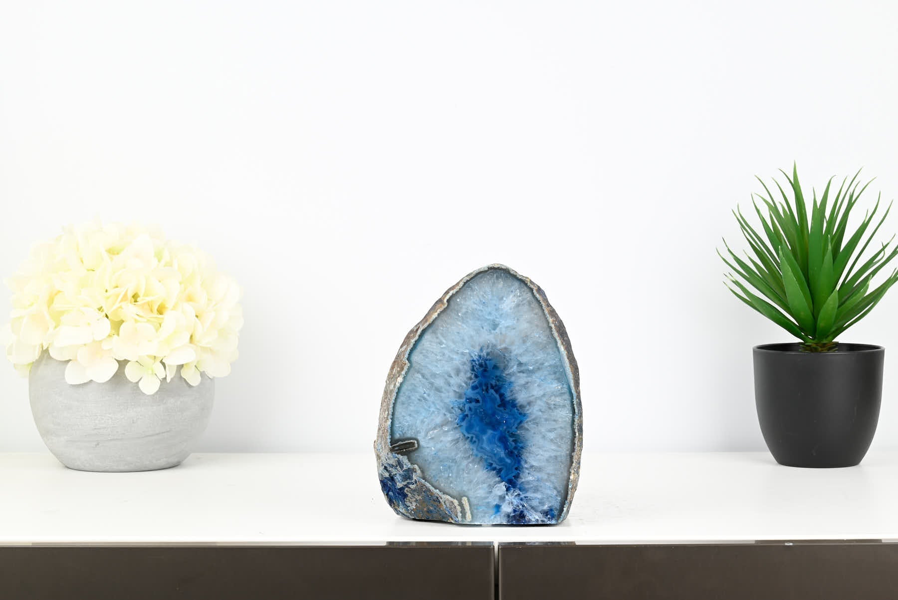 Blue Agate Night Lamp - 17cm tall - #LABLUE-38020