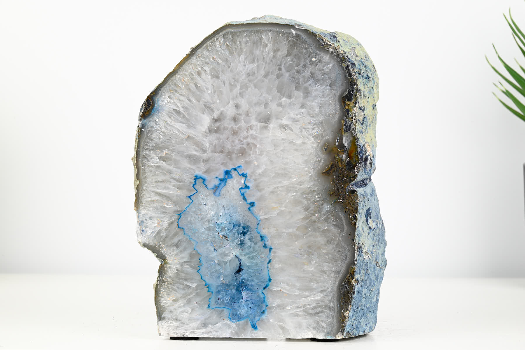 Blue Agate Night Lamp - 19cm tall - #LABLUE-38074