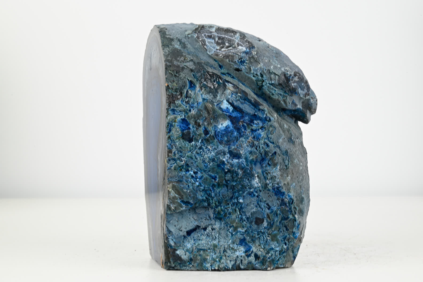 Blue Agate Night Lamp - 15cm tall - #LABLUE-38013