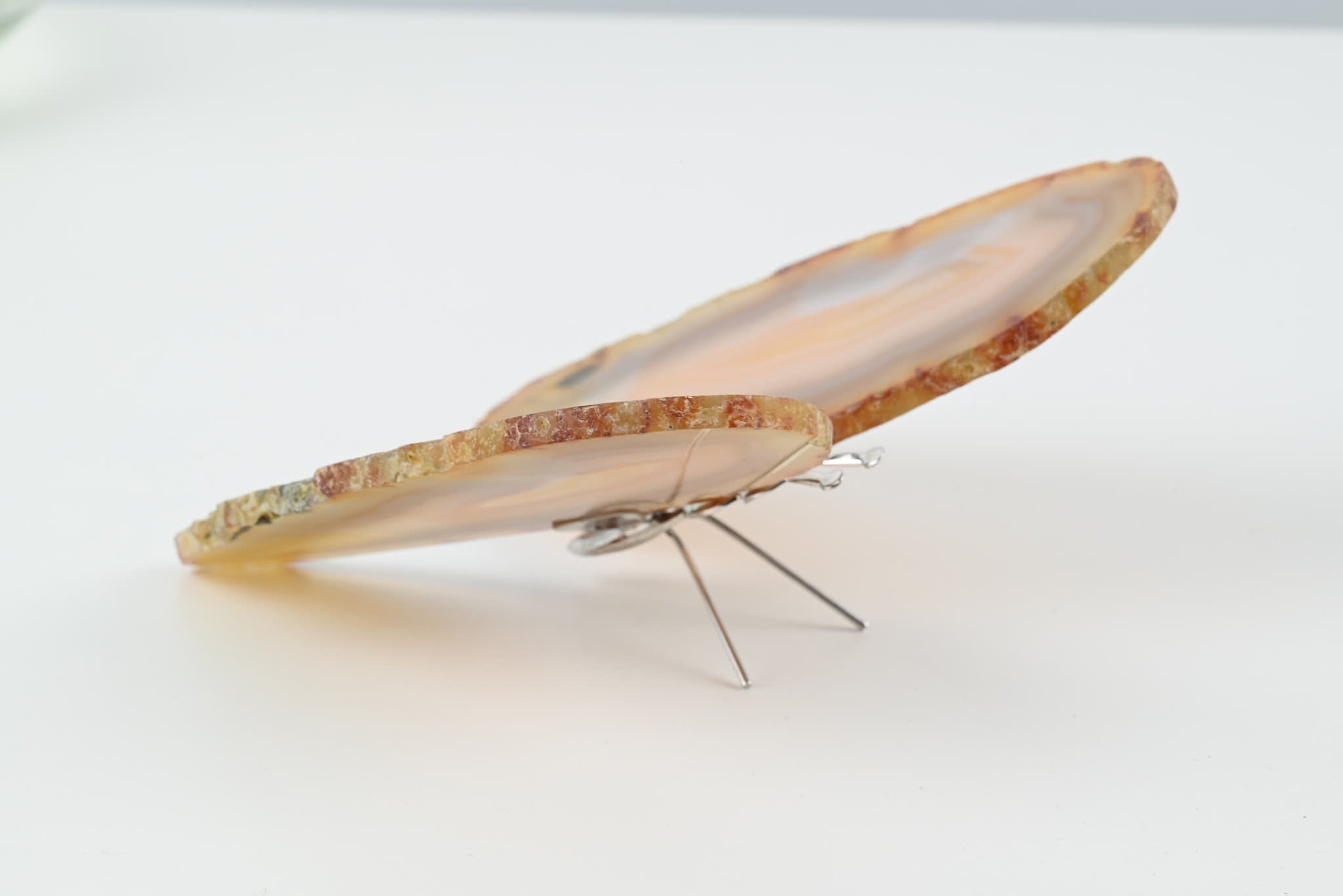 Natural Agate "Butterfly" Freestanding 12cm - #BUNATF-90028