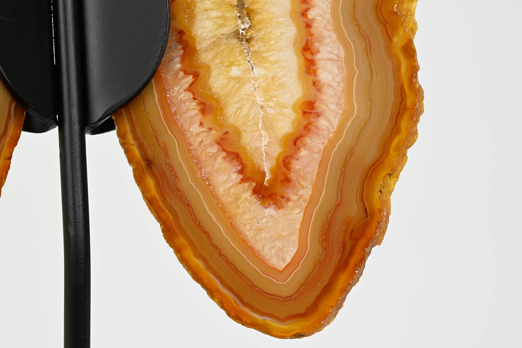 Natural Agate Butterfly on Stand - 0.83kg and 29cm Tall - #BUNATU-10021