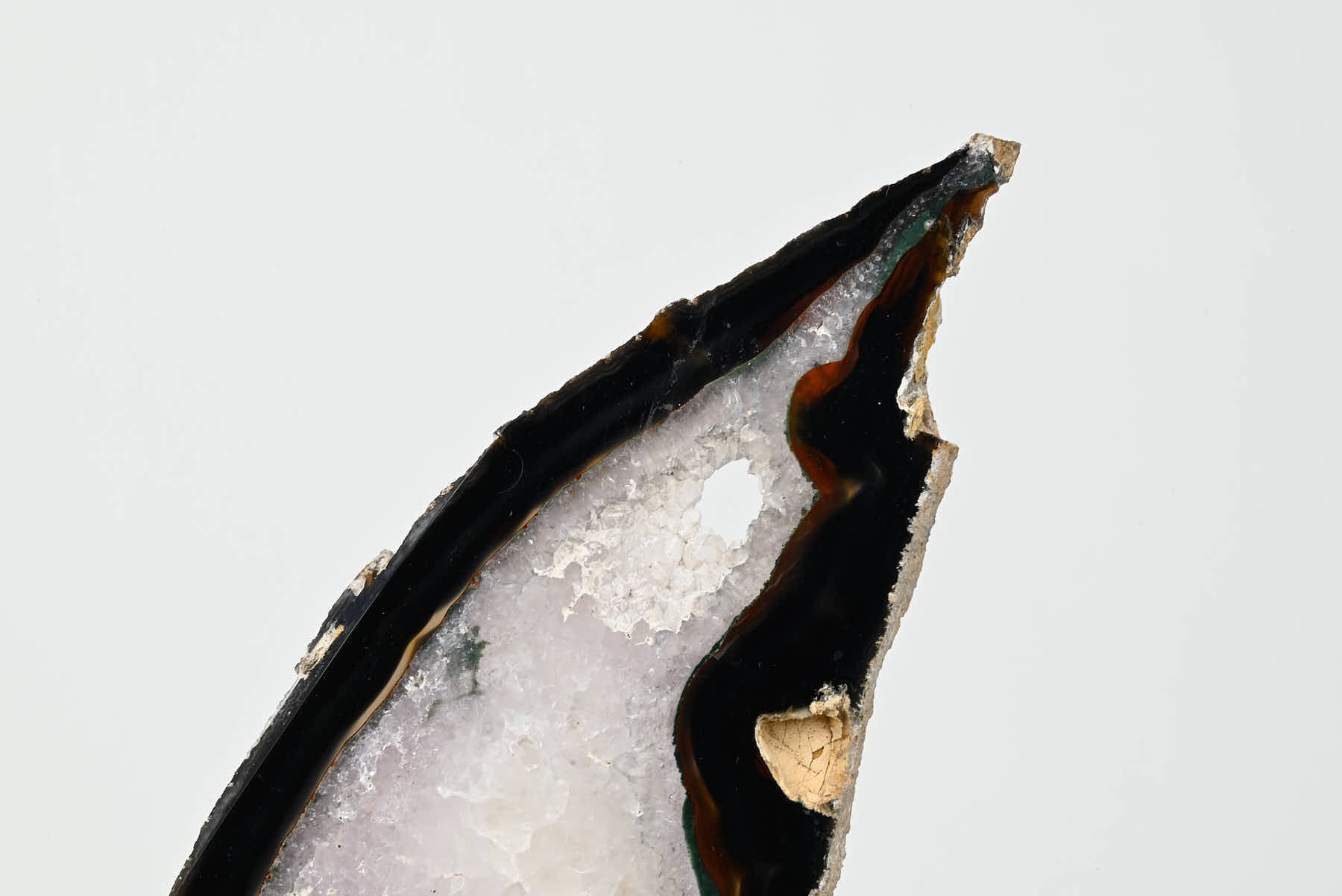 Natural Agate Butterfly on Stand - 0.66kg and 29cm Tall - #BUNATU-10006