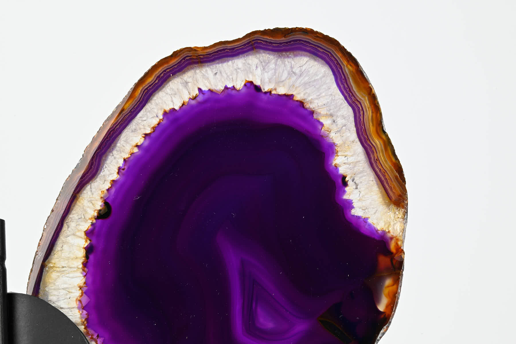 Purple Agate Butterfly on Stand - 0.62kg and 24cm Tall - #BUPURP-10006