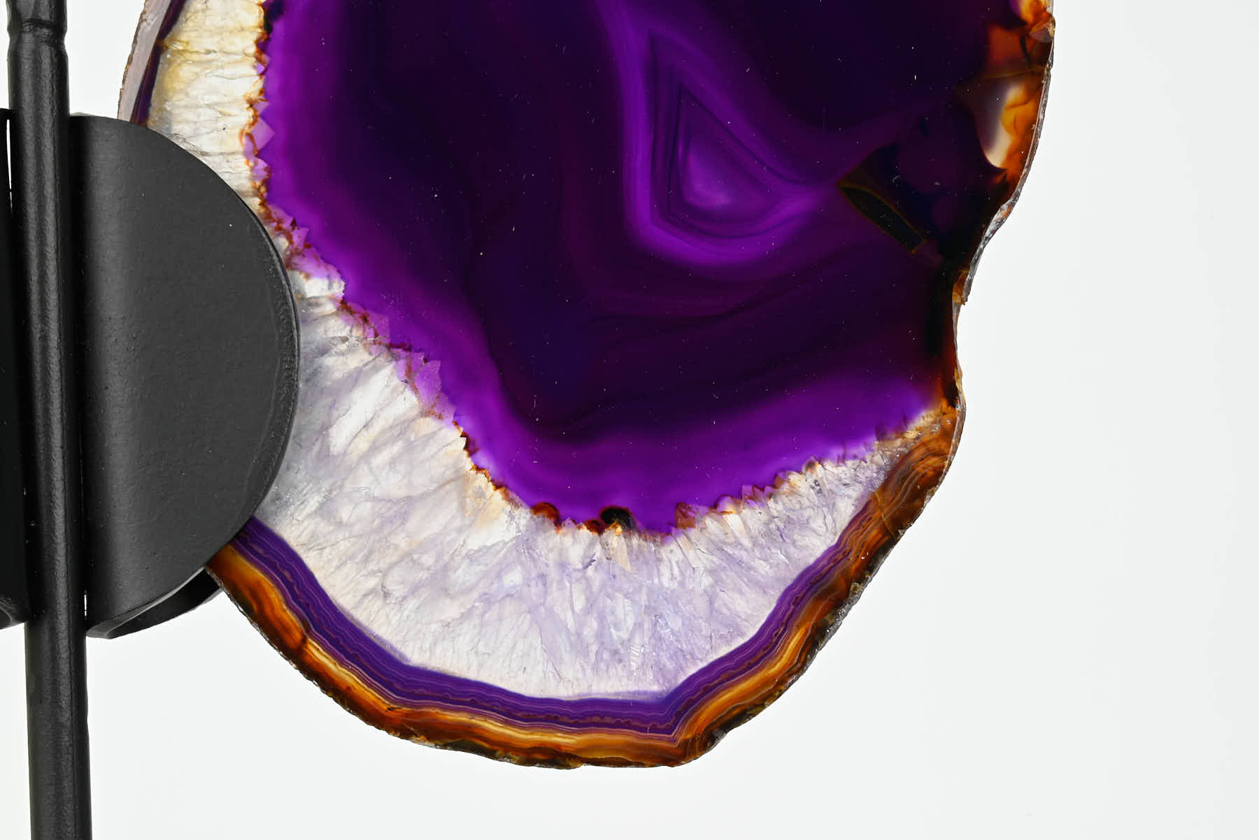 Purple Agate Butterfly on Stand - 0.62kg and 24cm Tall - #BUPURP-10006