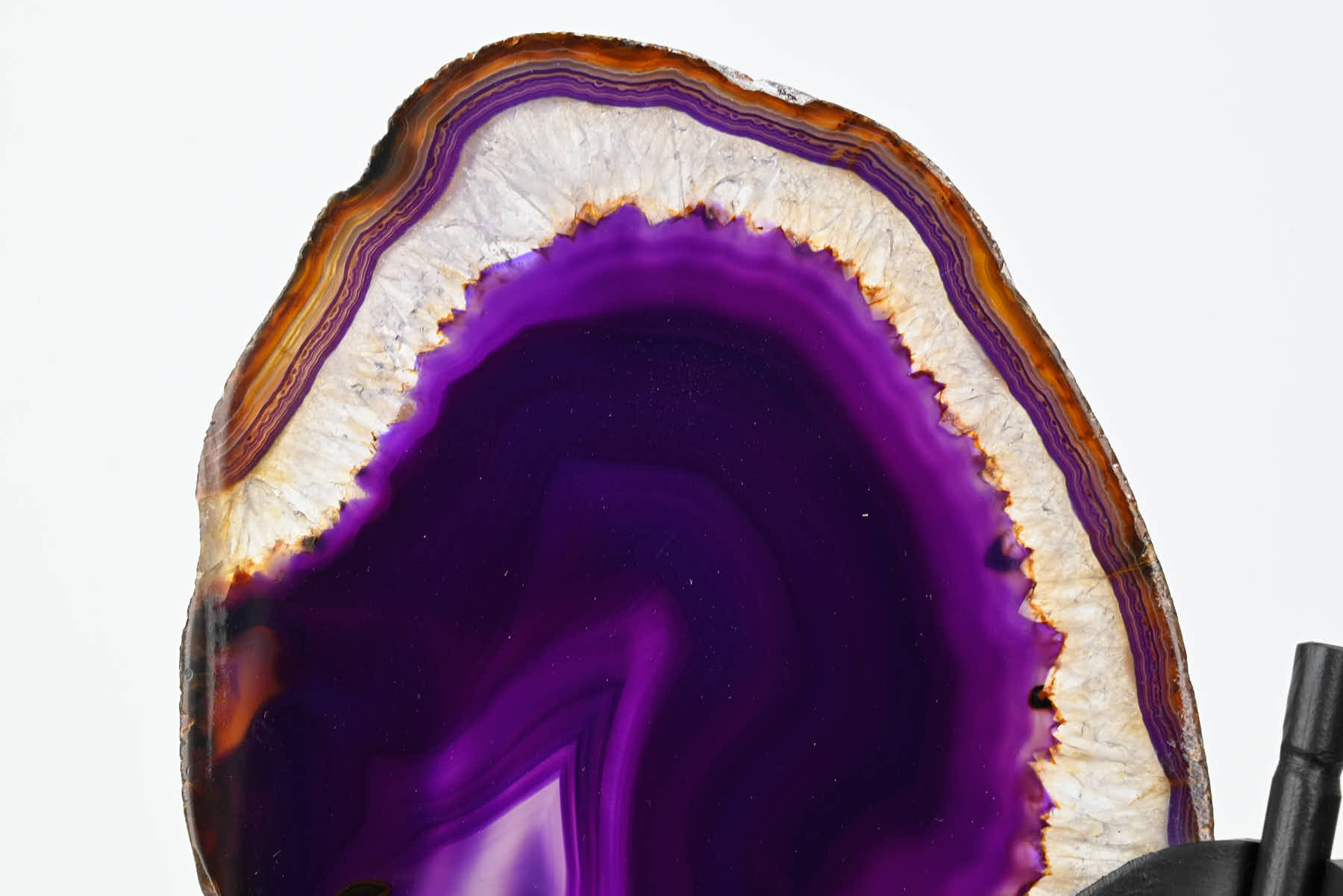 Purple Agate Butterfly on Stand - 0.62kg and 24cm Tall - #BUPURP-10006