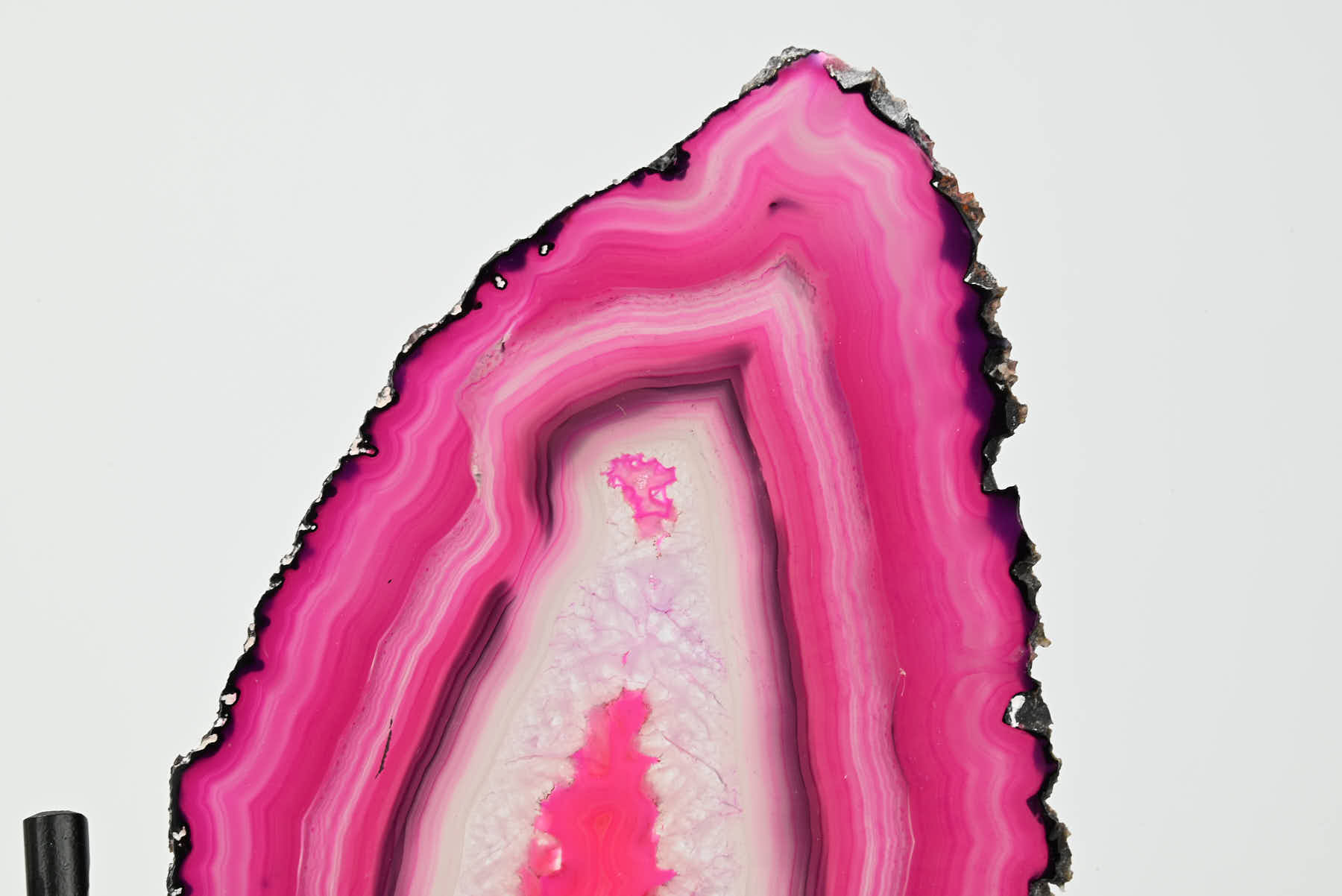 Pink Agate Butterfly on Stand - 0.64kg and 27cm Tall - #BUPINK-10007