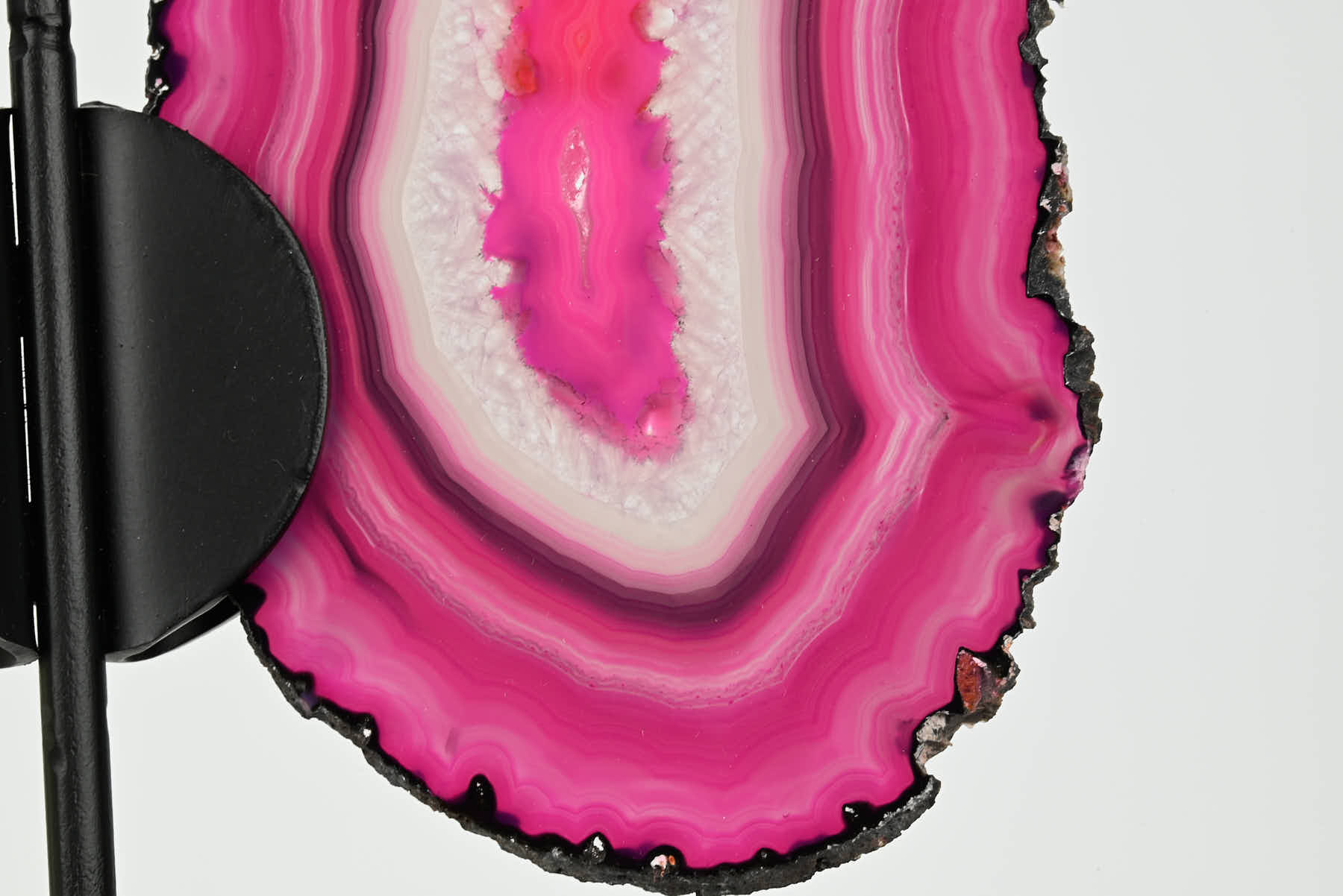 Pink Agate Butterfly on Stand - 0.64kg and 27cm Tall - #BUPINK-10007