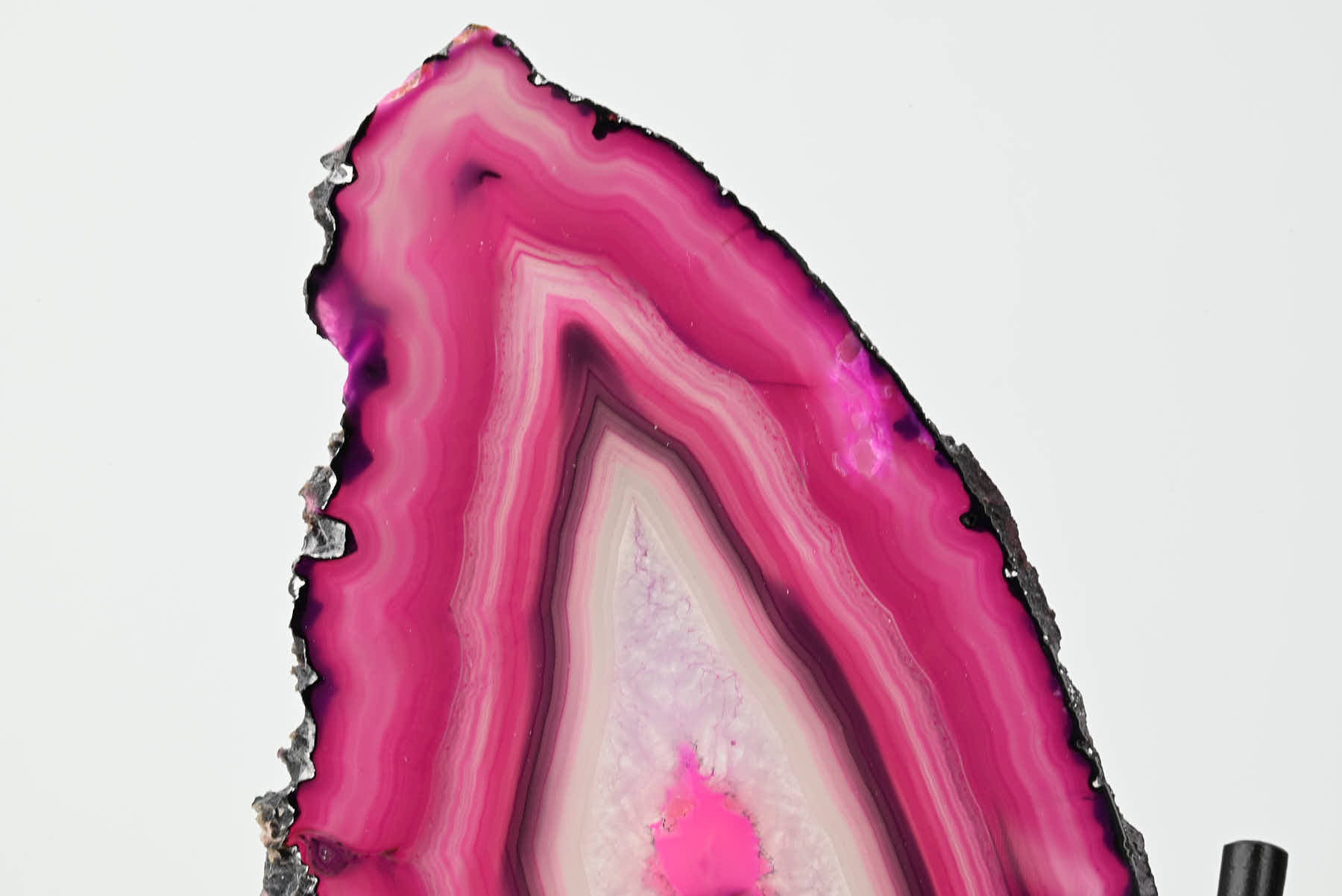 Pink Agate Butterfly on Stand - 0.64kg and 27cm Tall - #BUPINK-10007
