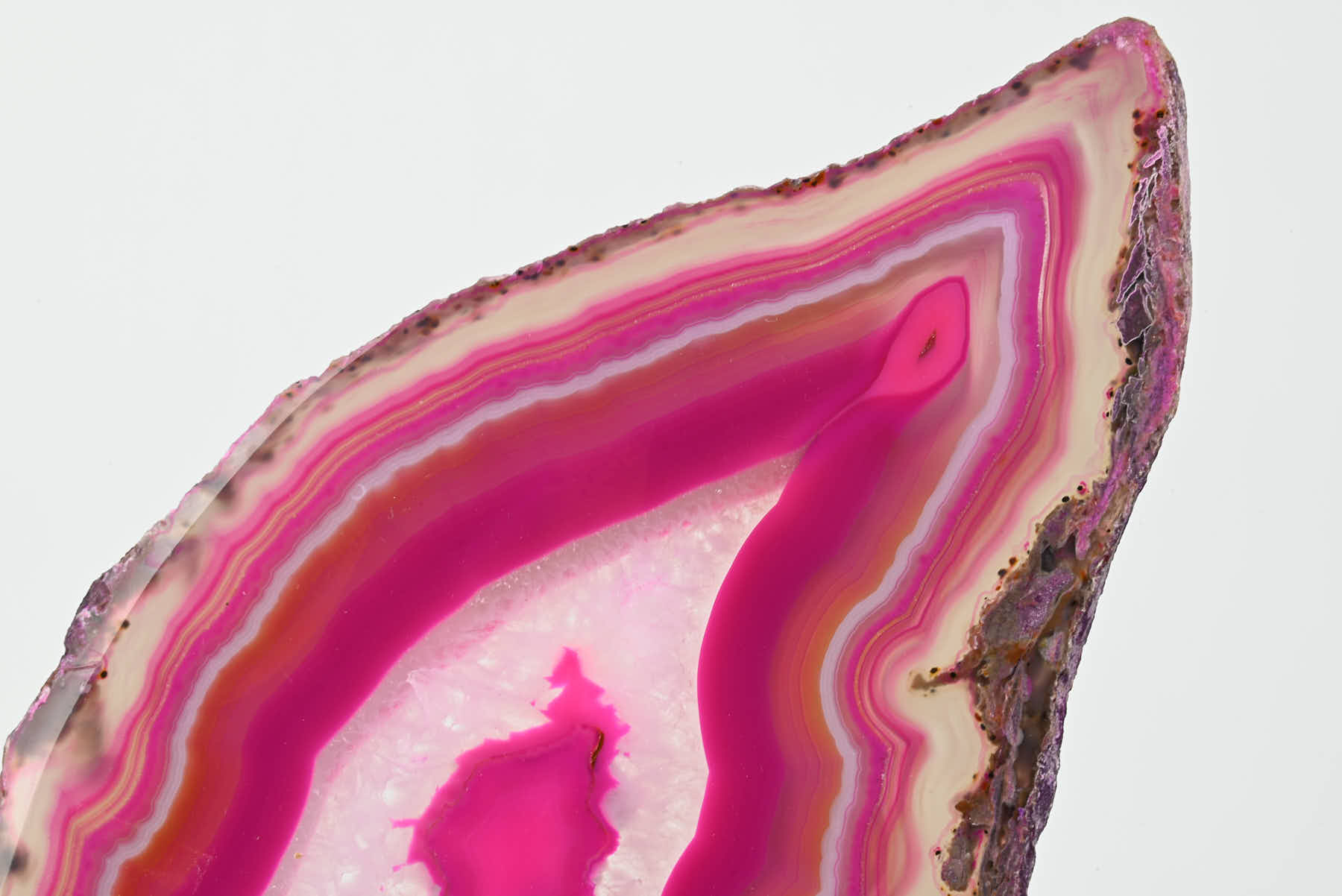 Pink Agate Butterfly on Stand - 0.79kg and 28cm Tall - #BUPINK-10005
