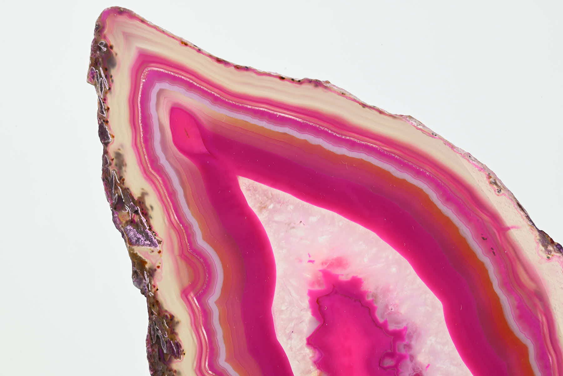 Pink Agate Butterfly on Stand - 0.79kg and 28cm Tall - #BUPINK-10005