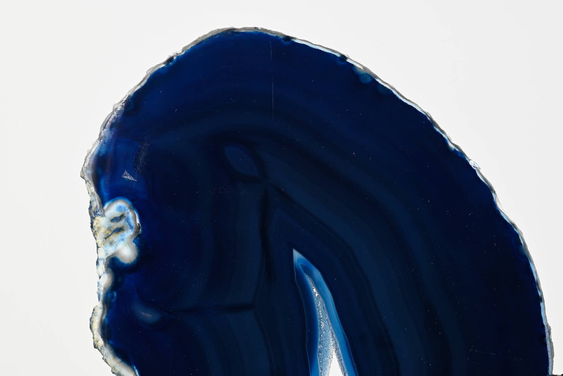 Blue Agate Butterfly on Stand - 0.70kg and 26cm Tall - #BUBLUE-10004