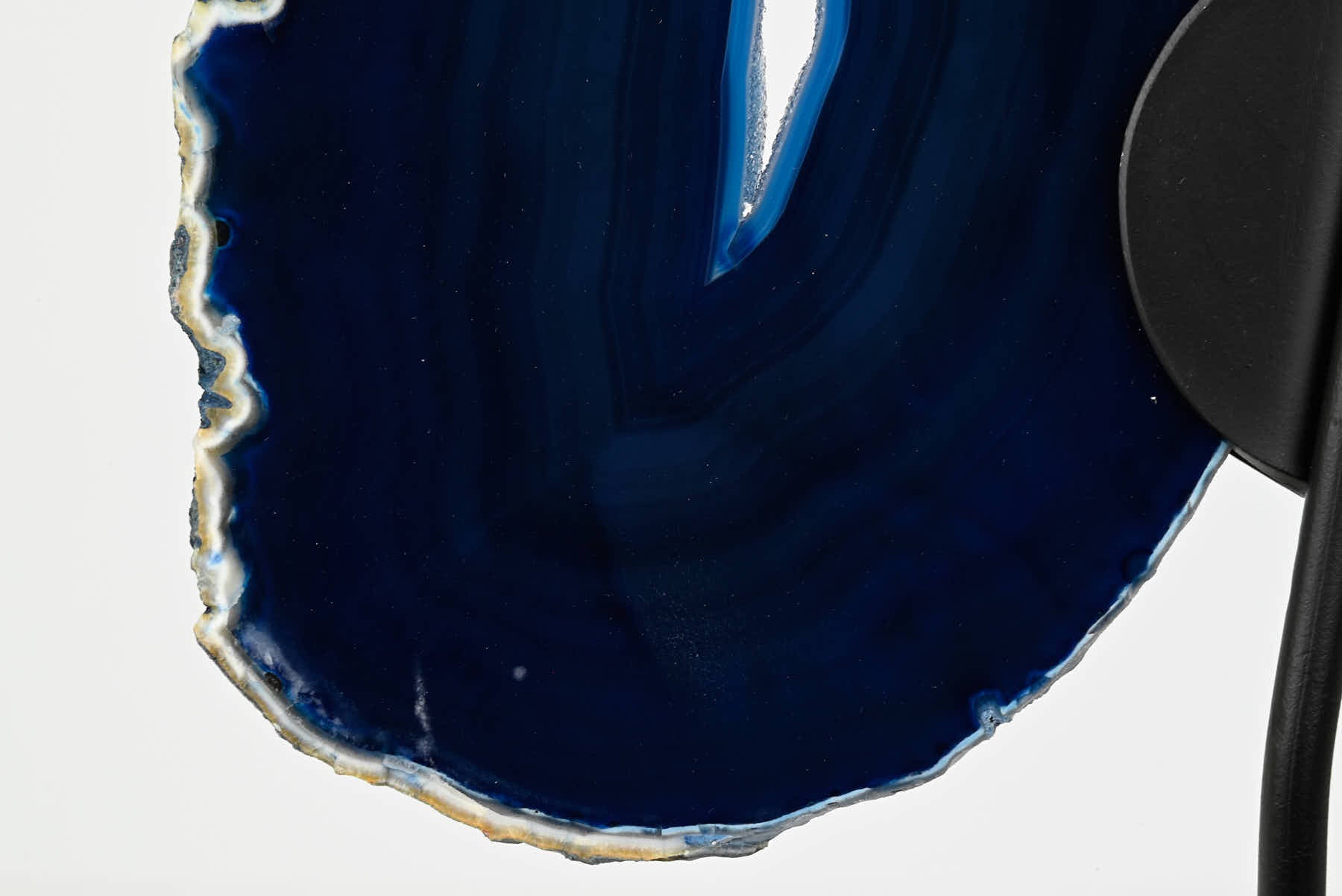 Blue Agate Butterfly on Stand - 0.70kg and 26cm Tall - #BUBLUE-10004