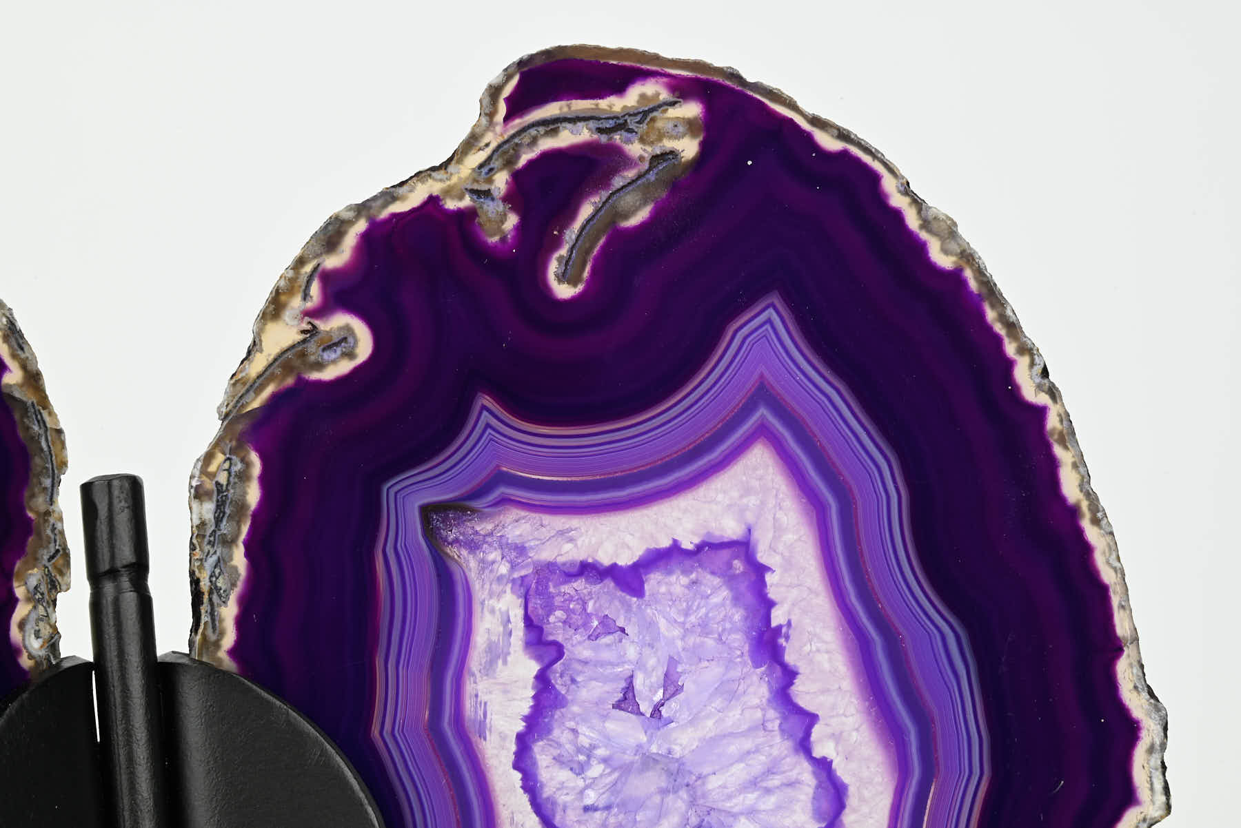 Purple Agate Butterfly on Stand - 0.57kg and 27cm Tall - #BUPURP-10007