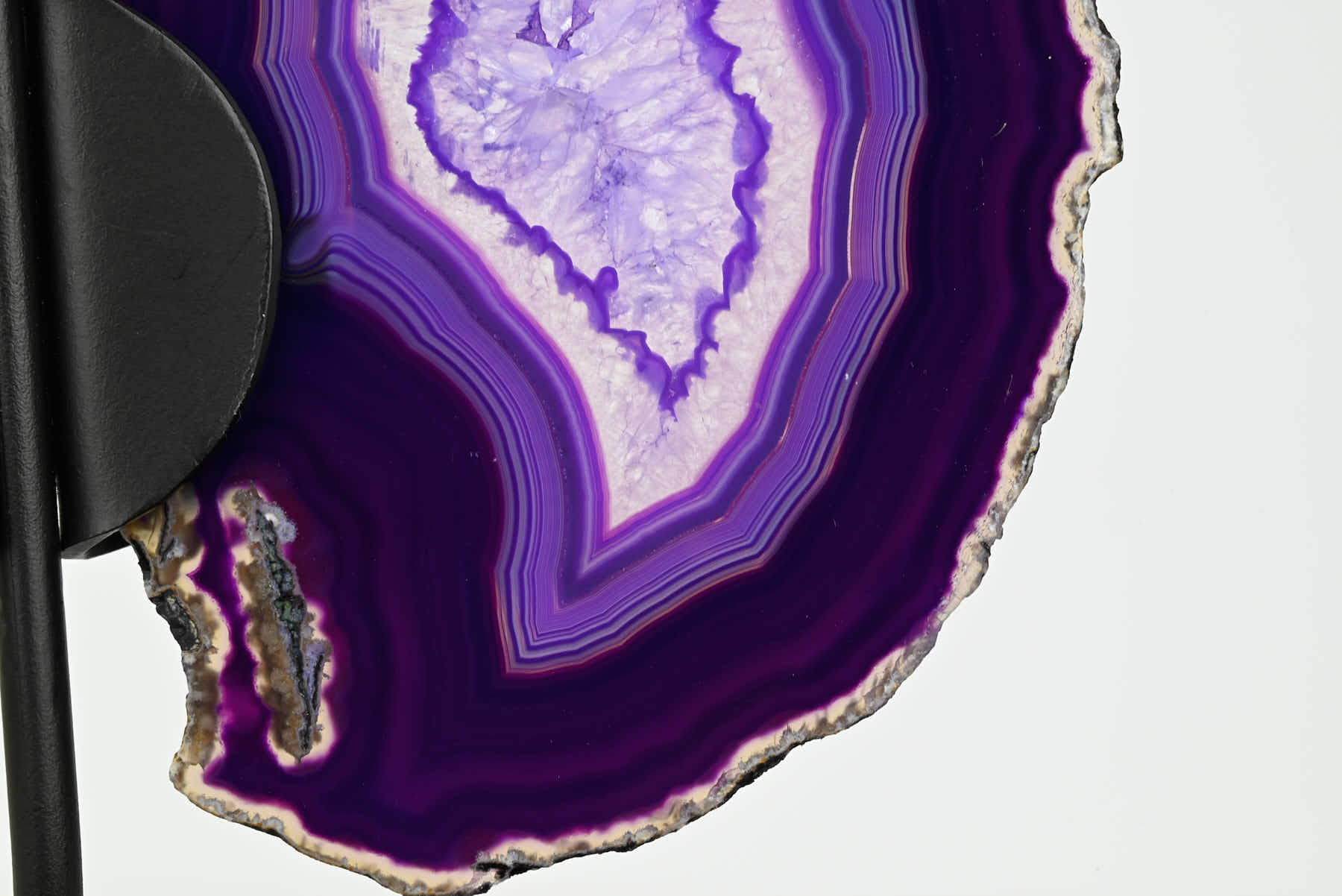 Purple Agate Butterfly on Stand - 0.57kg and 27cm Tall - #BUPURP-10007