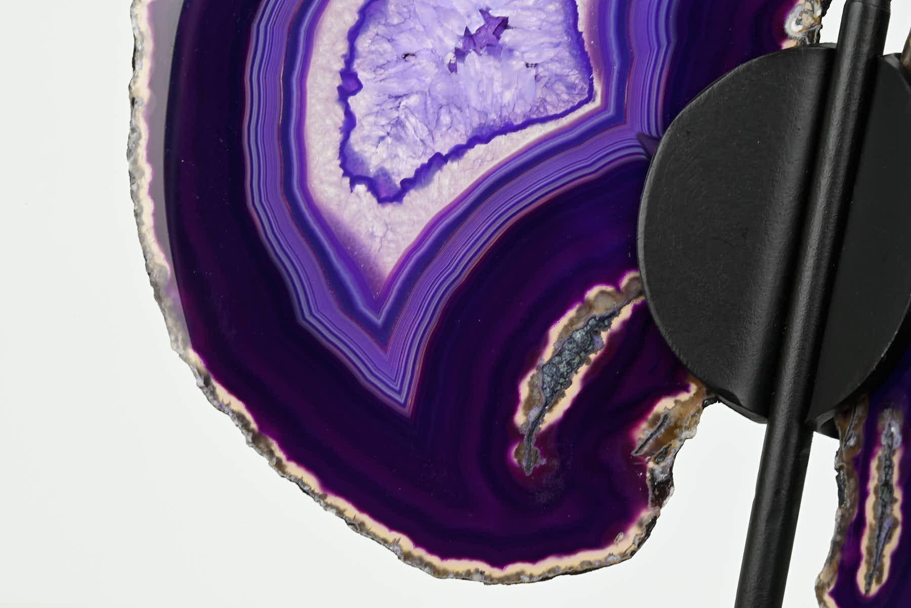 Purple Agate Butterfly on Stand - 0.57kg and 27cm Tall - #BUPURP-10007