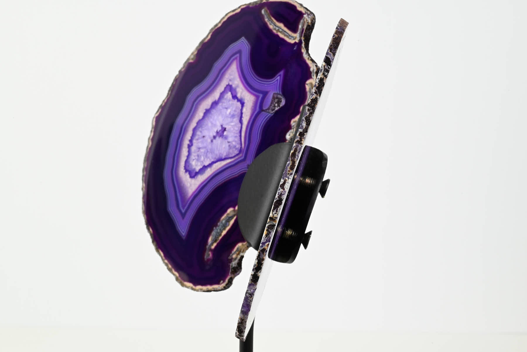 Purple Agate Butterfly on Stand - 0.57kg and 27cm Tall - #BUPURP-10007