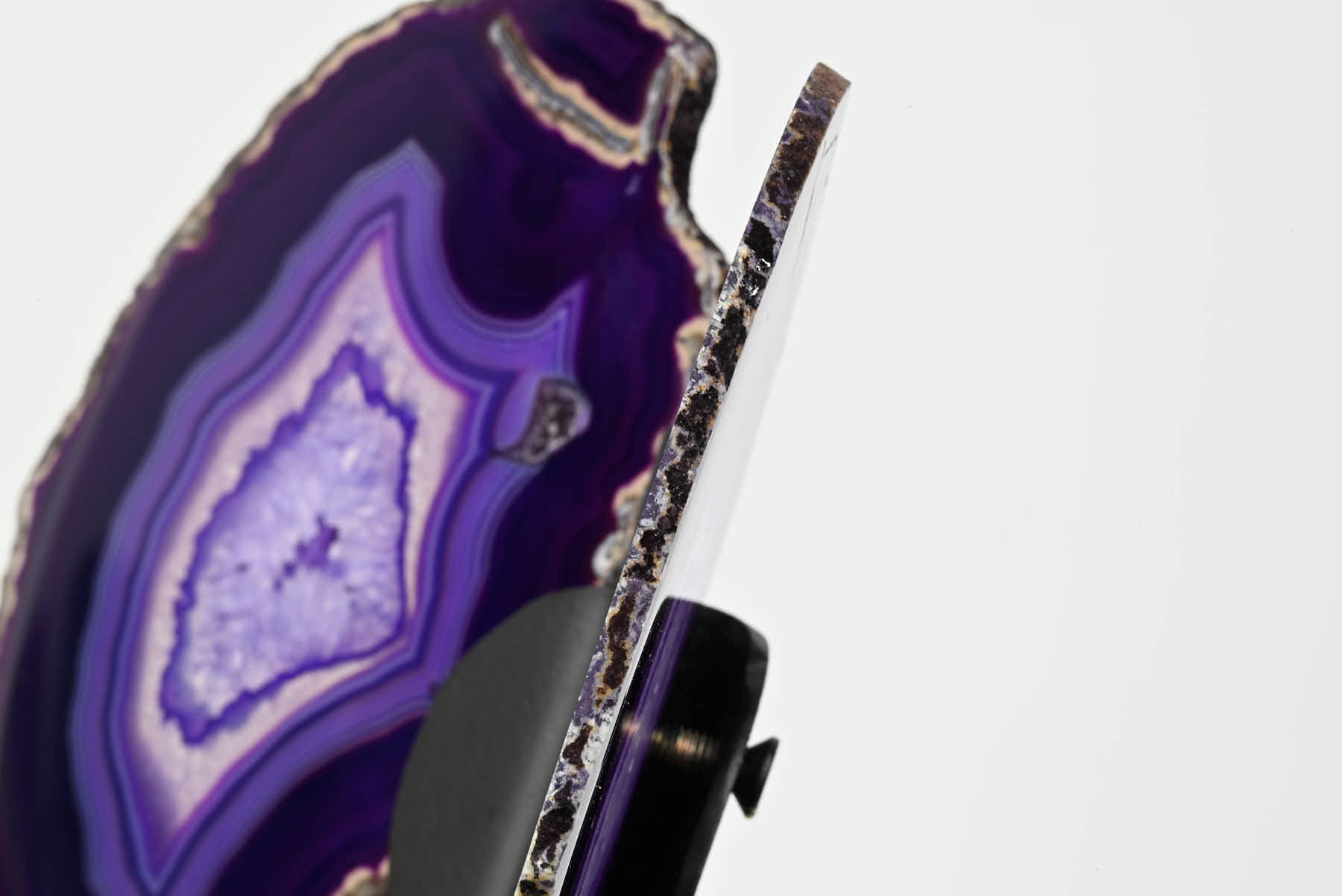 Purple Agate Butterfly on Stand - 0.57kg and 27cm Tall - #BUPURP-10007