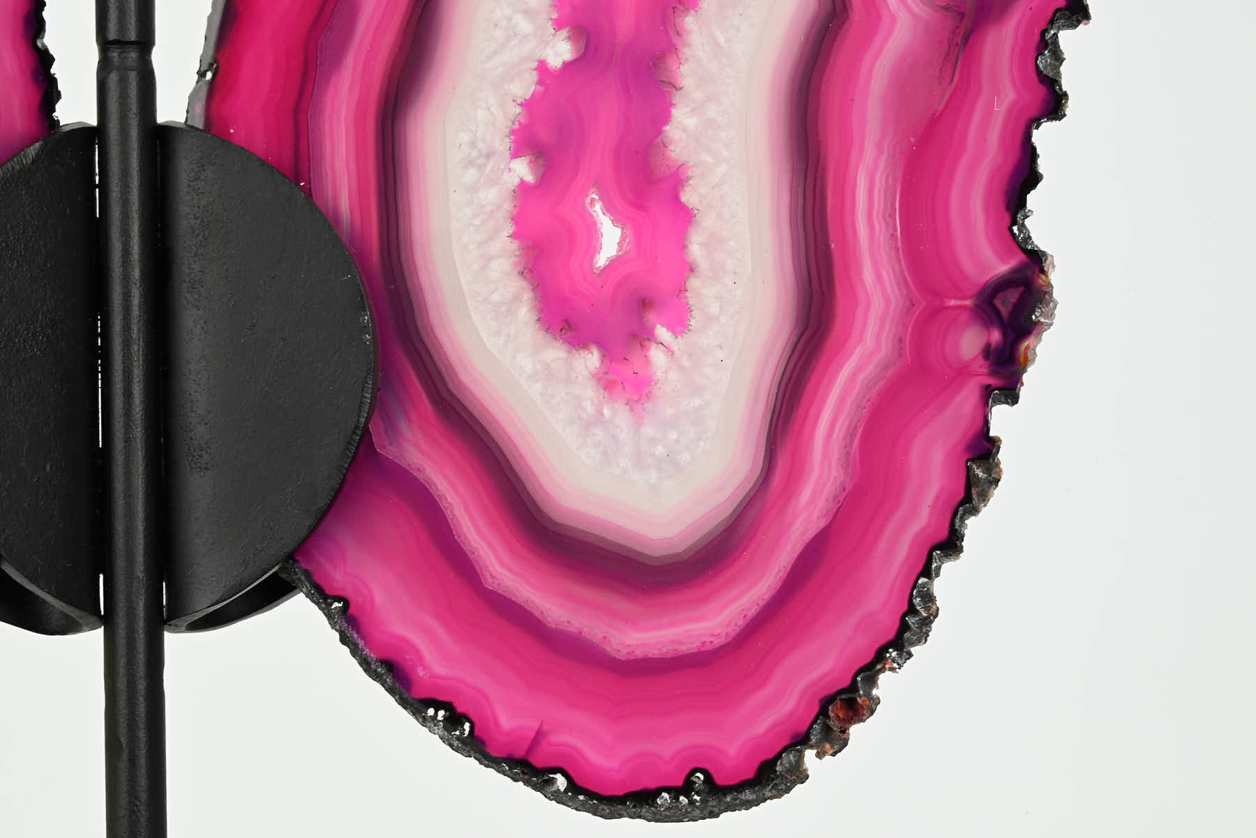 Pink Agate Butterfly on Stand - 0.64kg and 28cm Tall - #BUPINK-10003