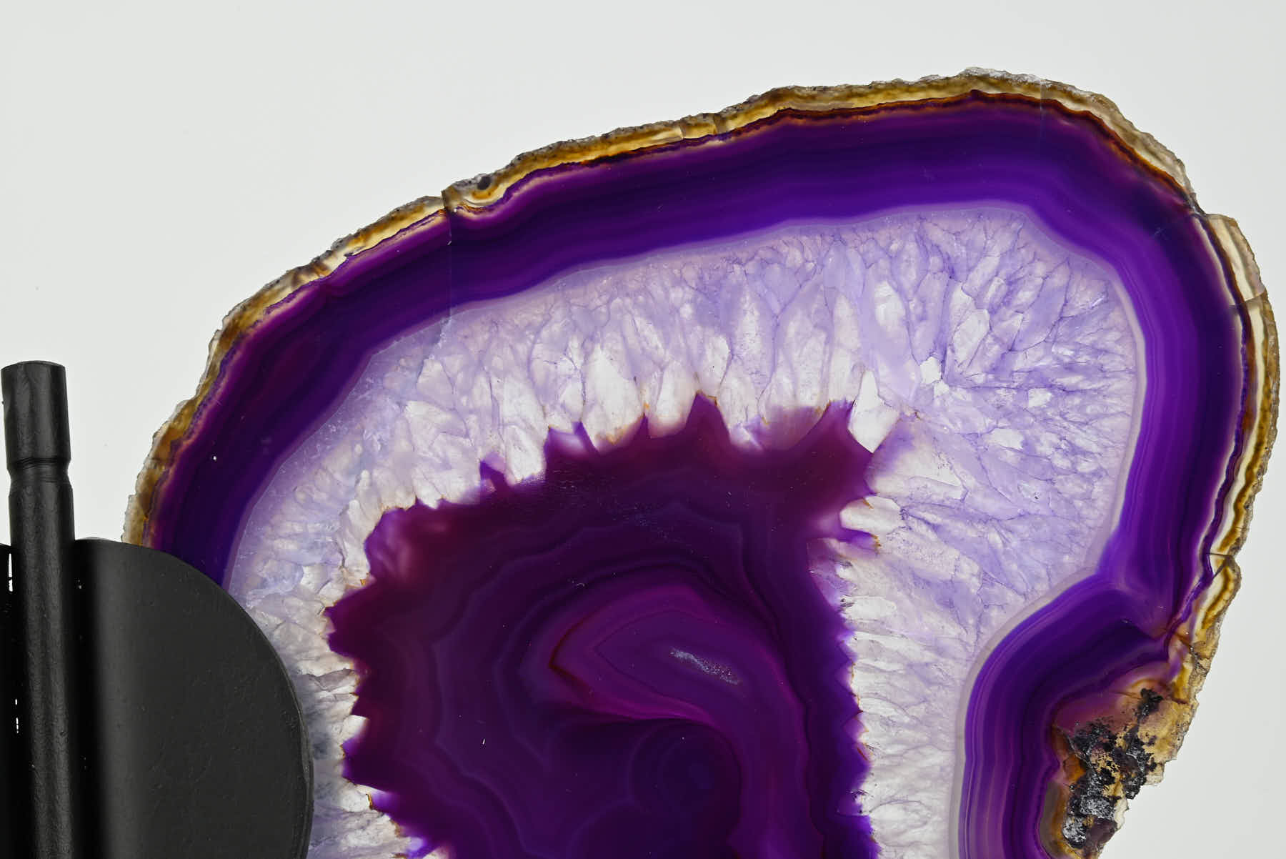 Purple Agate Butterfly on Stand - 0.61kg and 23cm Tall - #BUPURP-10001