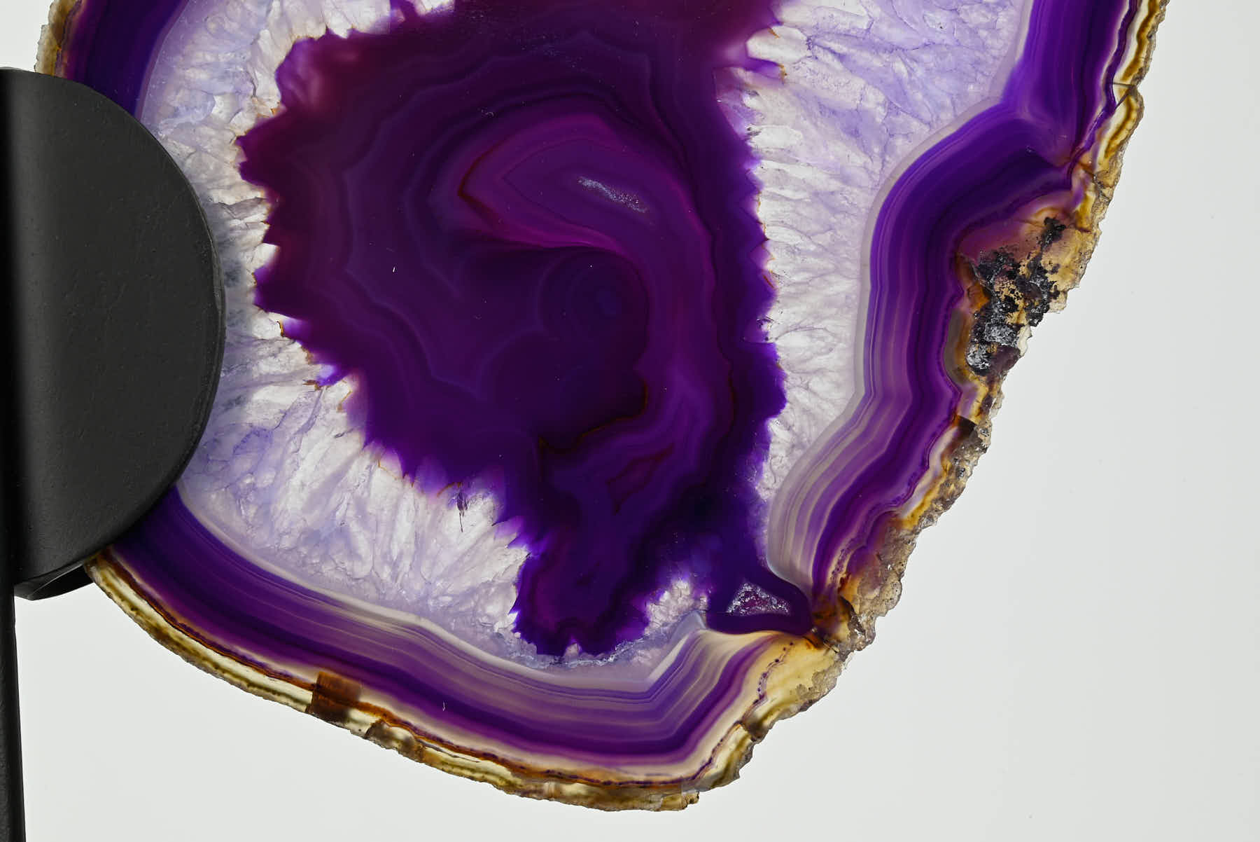 Purple Agate Butterfly on Stand - 0.61kg and 23cm Tall - #BUPURP-10001