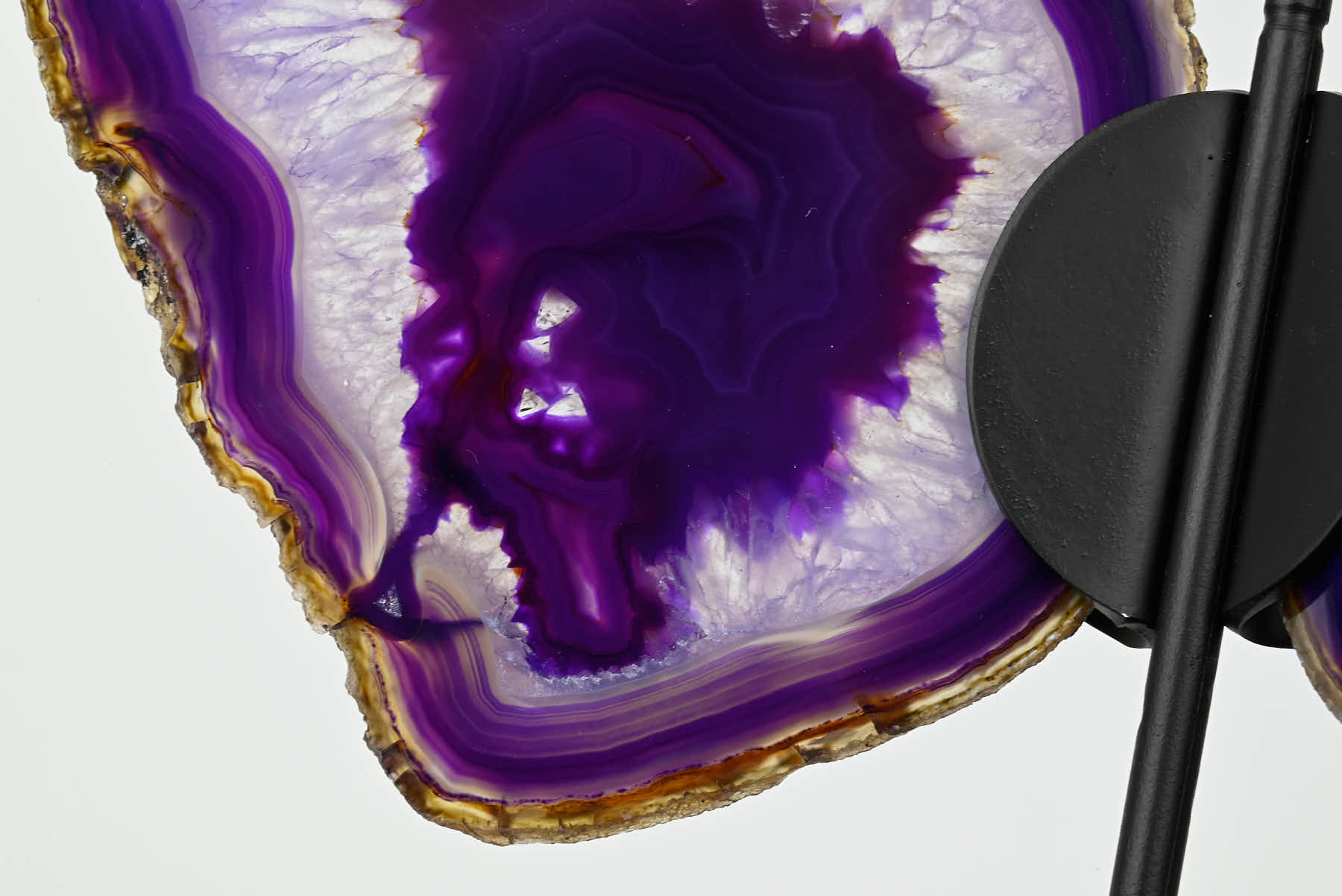 Purple Agate Butterfly on Stand - 0.61kg and 23cm Tall - #BUPURP-10001