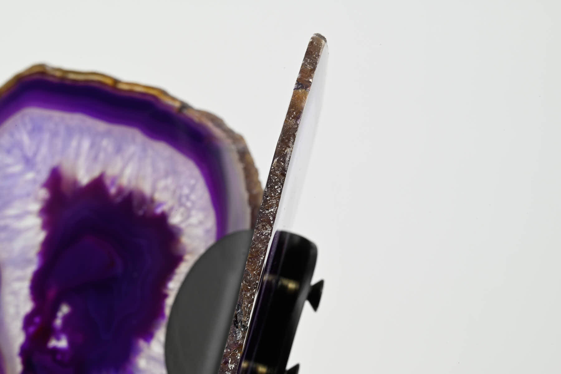 Purple Agate Butterfly on Stand - 0.61kg and 23cm Tall - #BUPURP-10001