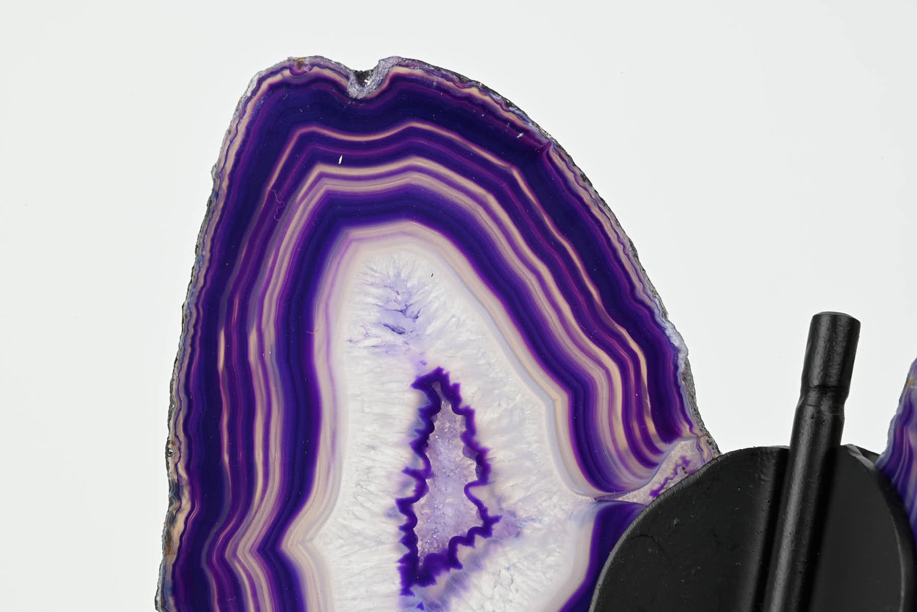 Purple Agate Butterfly on Stand - 0.42kg and 19cm Tall - #BUPURP-10011