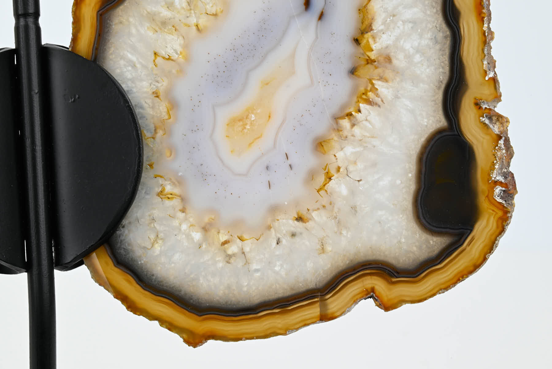 Natural Agate Butterfly on Stand - 0.58kg and 20cm Tall - #BUNATU-10017