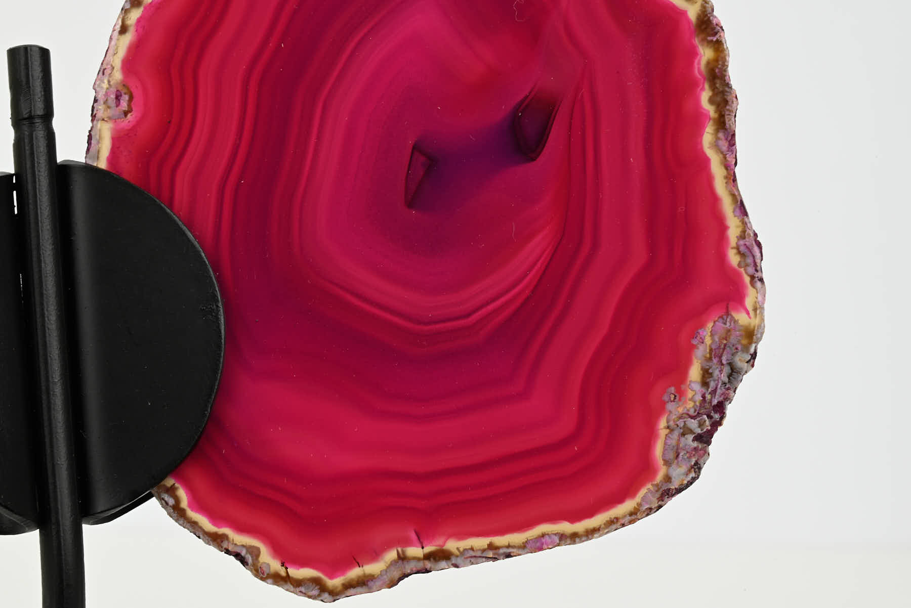 Pink Agate Butterfly on Stand - 0.50kg and 20cm Tall - #BUPINK-10014