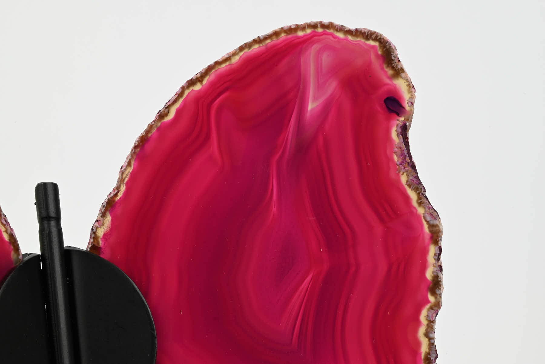 Pink Agate Butterfly on Stand - 0.50kg and 20cm Tall - #BUPINK-10013