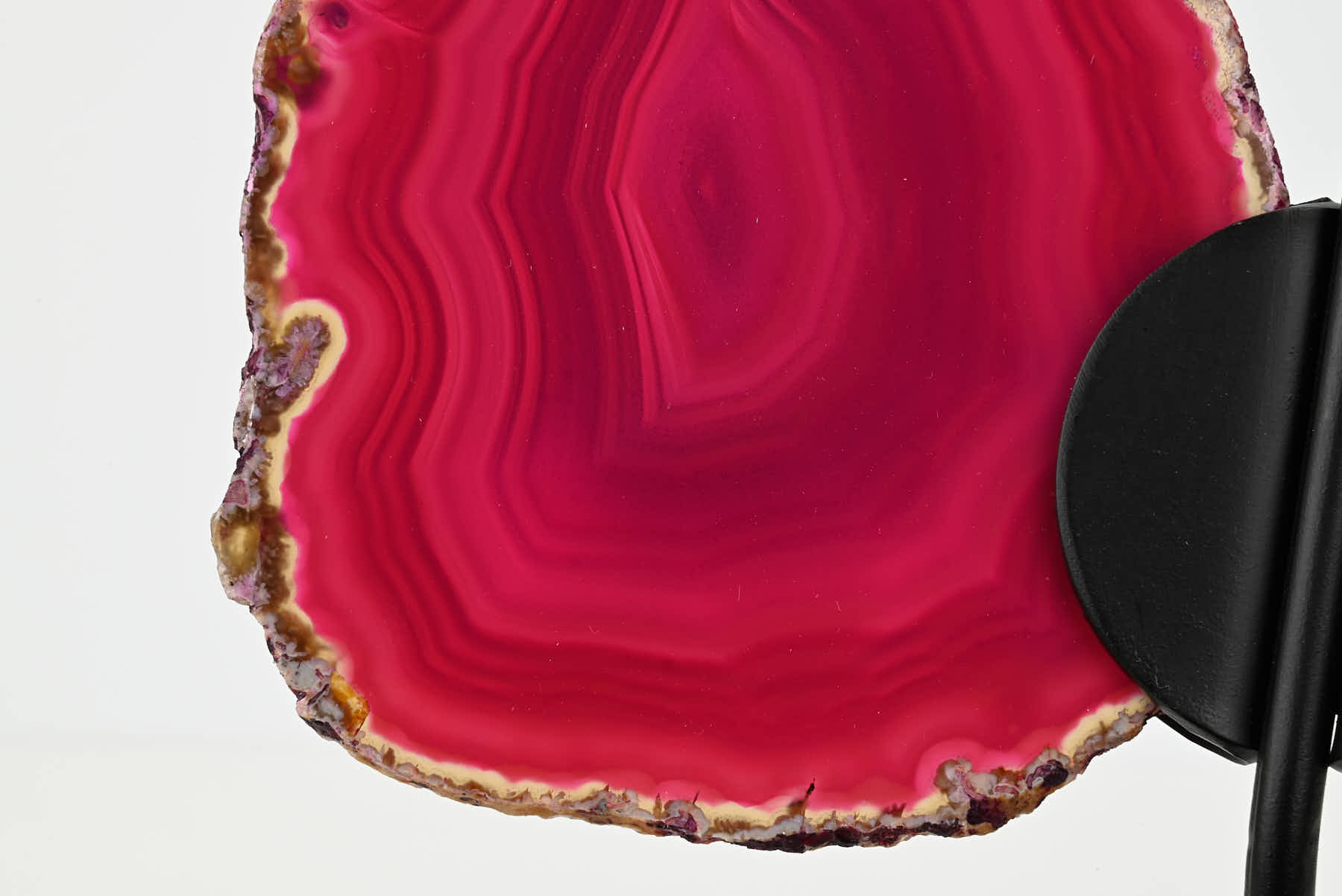 Pink Agate Butterfly on Stand - 0.50kg and 20cm Tall - #BUPINK-10013
