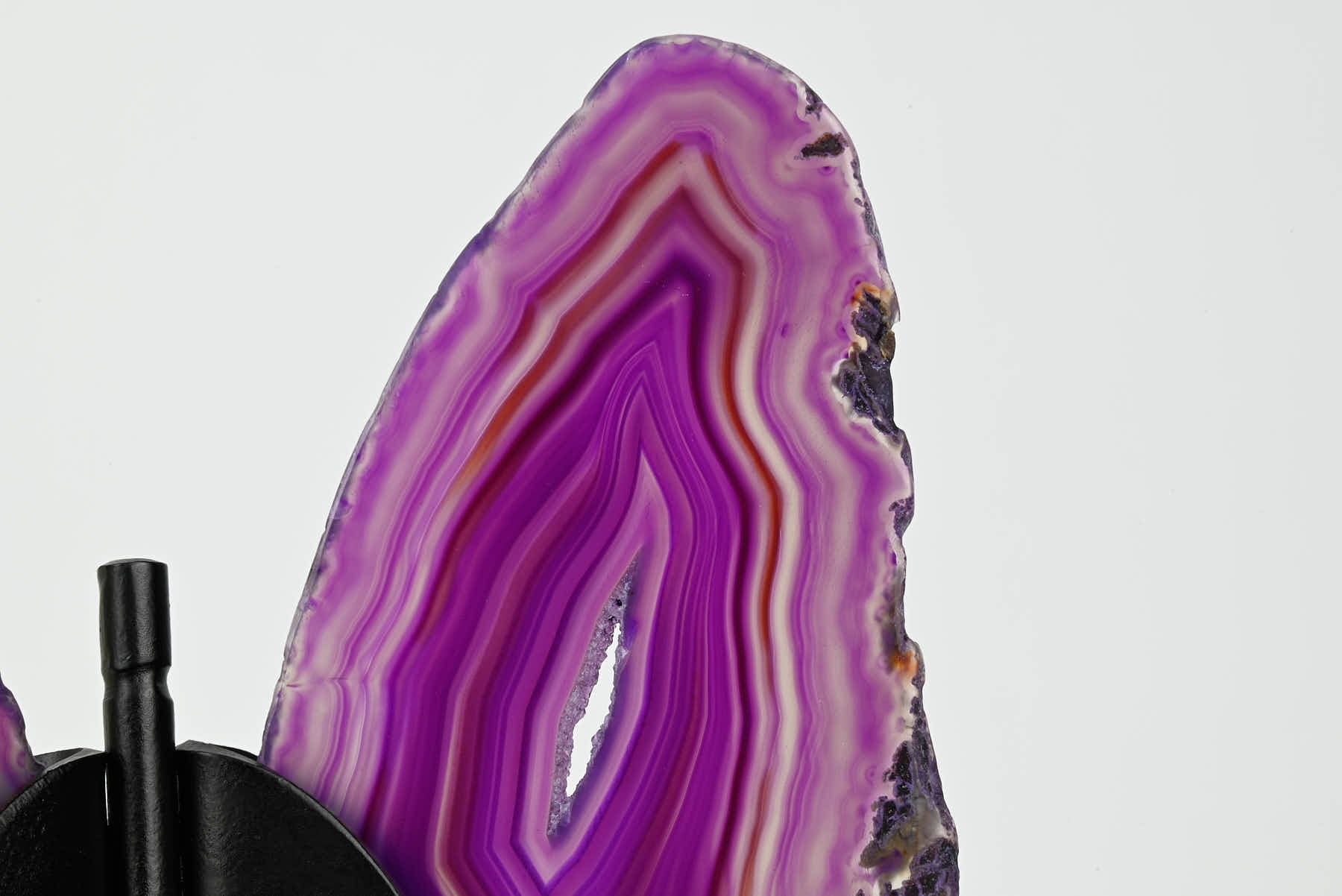 Purple Agate Butterfly on Stand - 0.39kg and 20cm Tall - #BUPURP-10010