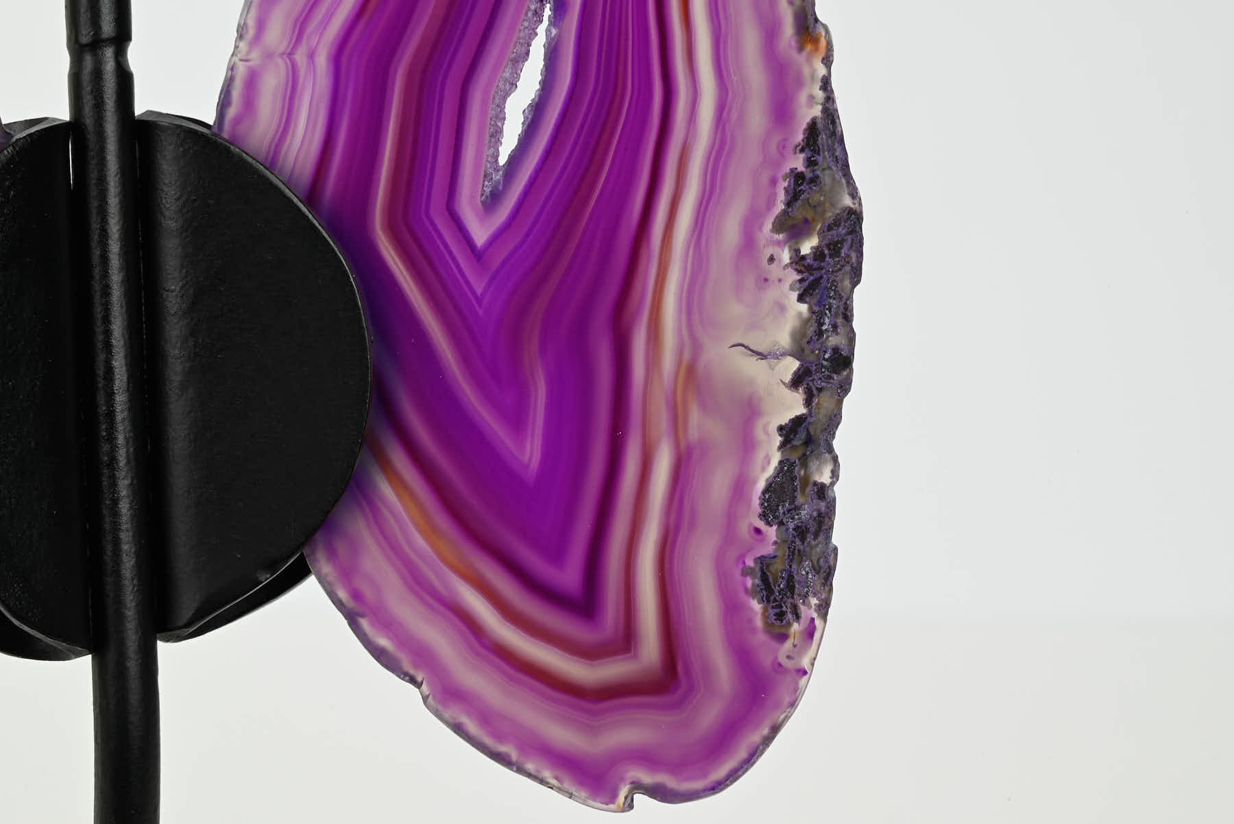 Purple Agate Butterfly on Stand - 0.39kg and 20cm Tall - #BUPURP-10010