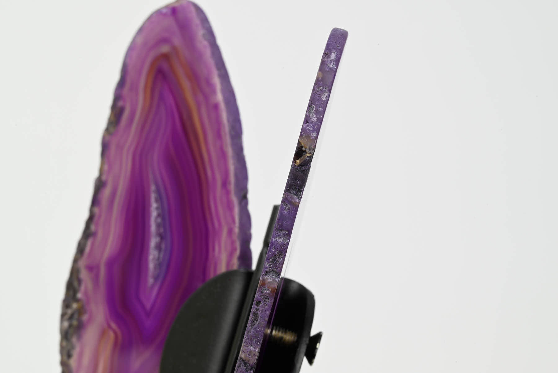 Purple Agate Butterfly on Stand - 0.39kg and 20cm Tall - #BUPURP-10010