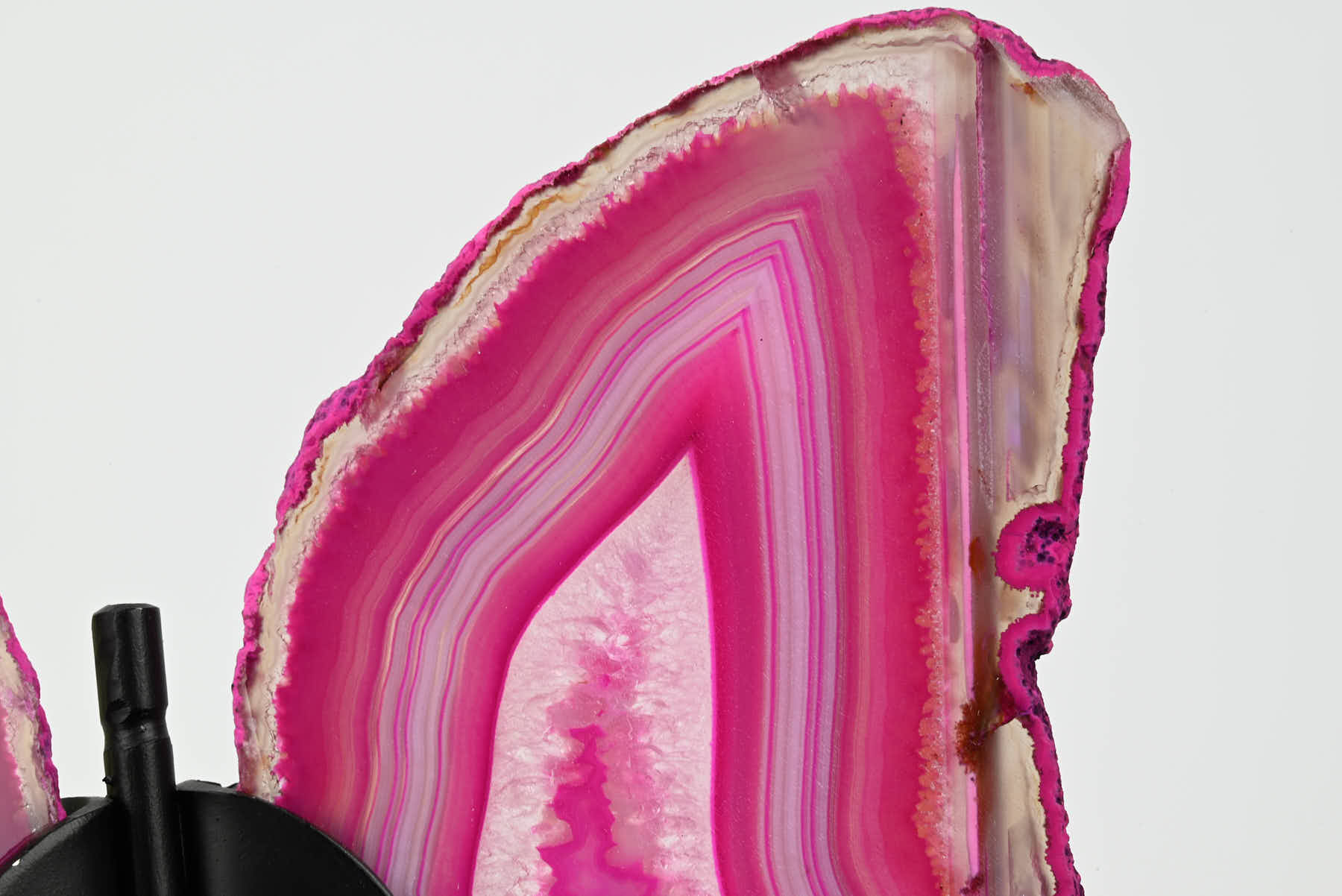 Pink Agate Butterfly on Stand - 0.76kg and 20cm Tall - #BUPINK-10012