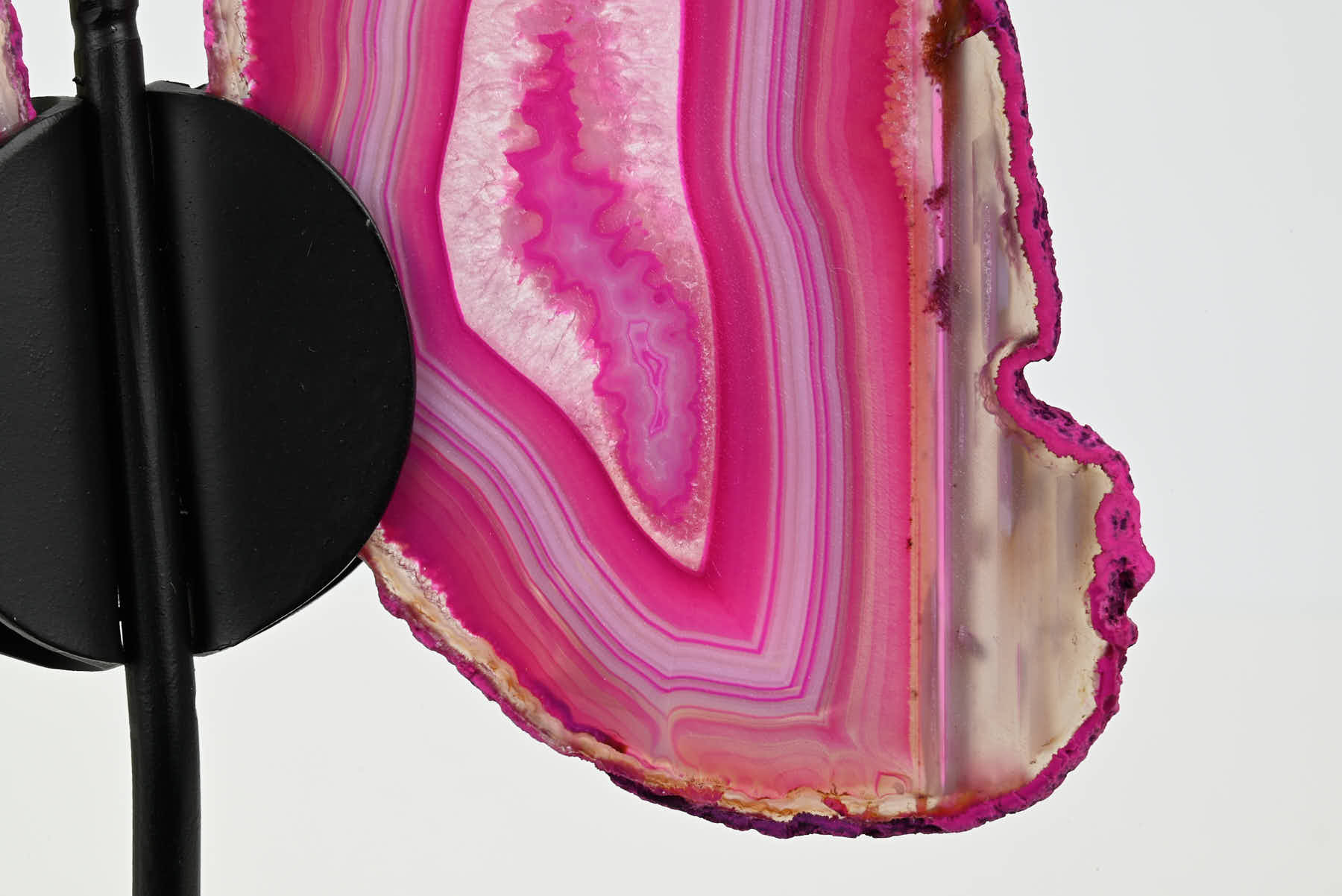 Pink Agate Butterfly on Stand - 0.76kg and 20cm Tall - #BUPINK-10012