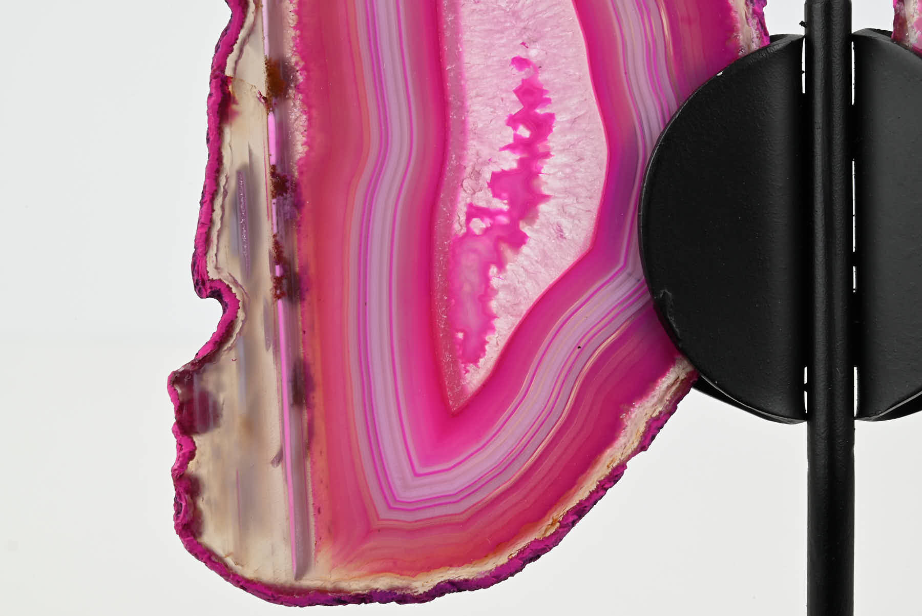 Pink Agate Butterfly on Stand - 0.76kg and 20cm Tall - #BUPINK-10012