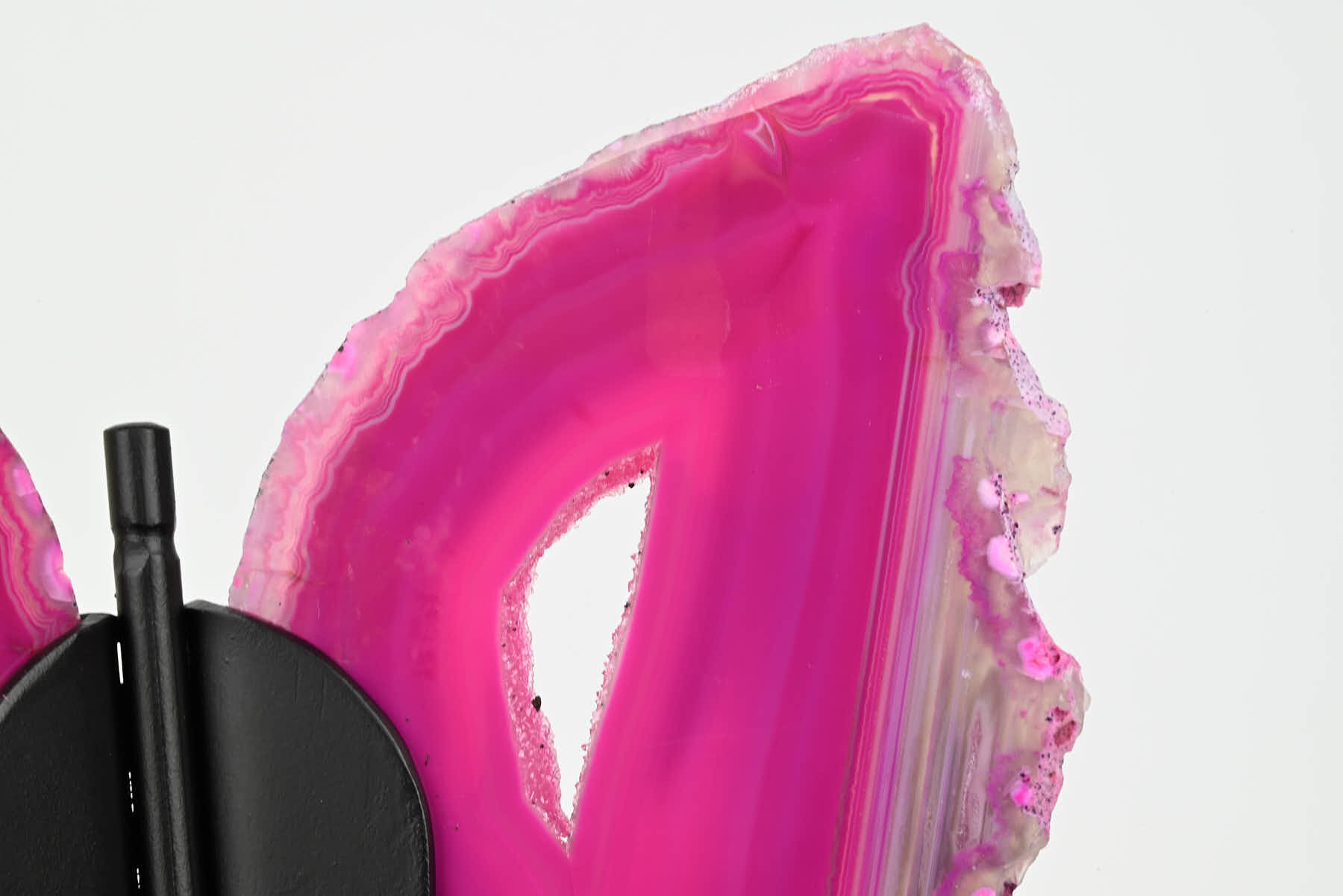 Pink Agate Butterfly on Stand - 0.41kg and 19cm Tall - #BUPINK-10016