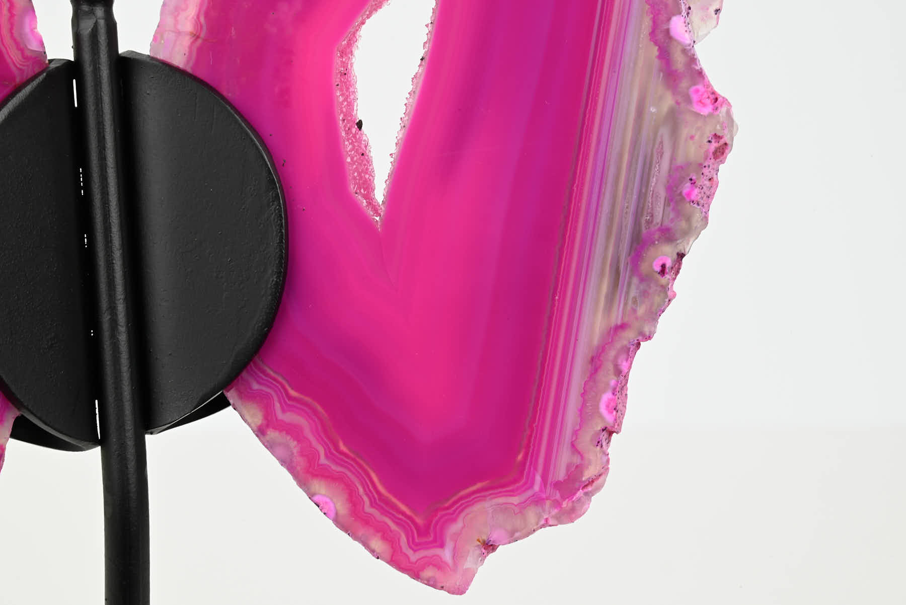 Pink Agate Butterfly on Stand - 0.41kg and 19cm Tall - #BUPINK-10016