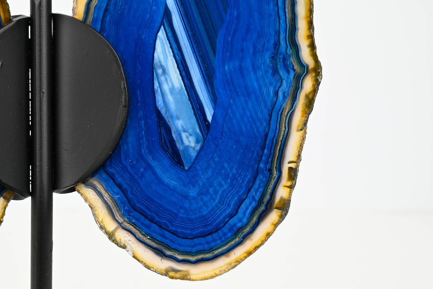 Blue Agate Butterfly on Stand - 0.51kg and 21cm Tall - #BUBLUE-10015