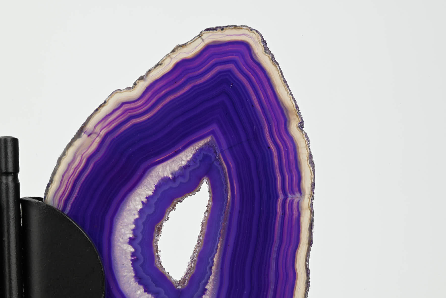 Purple Agate Butterfly on Stand - 0.41kg and 19cm Tall - #BUPURP-10009