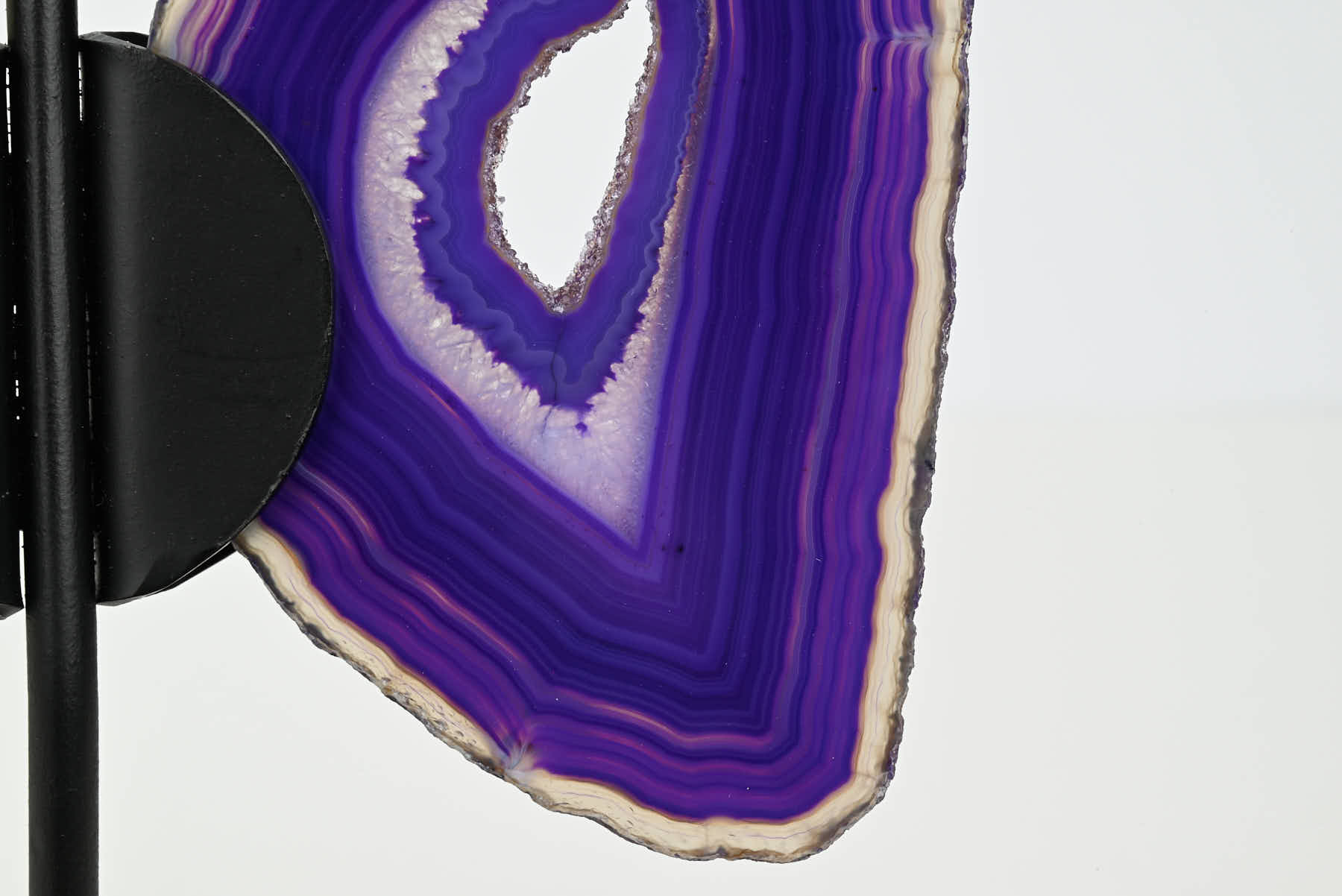 Purple Agate Butterfly on Stand - 0.41kg and 19cm Tall - #BUPURP-10009