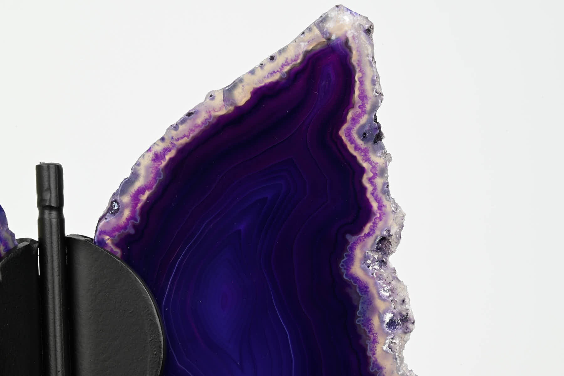 Purple Agate Butterfly on Stand - 0.4kg and 19cm Tall - #BUPURP-10012