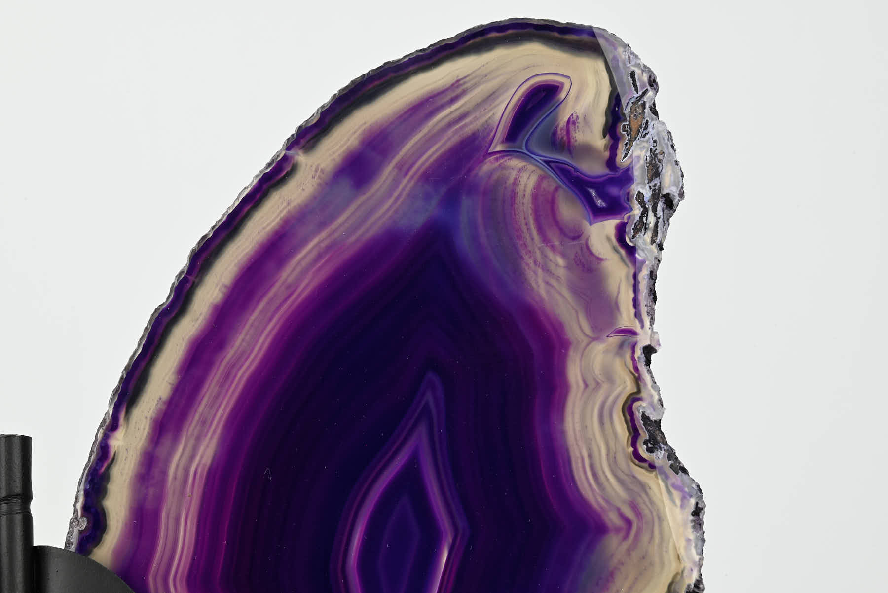 Purple Agate Butterfly on Stand - 0.71kg and 26cm Tall - #BUPURP-10003